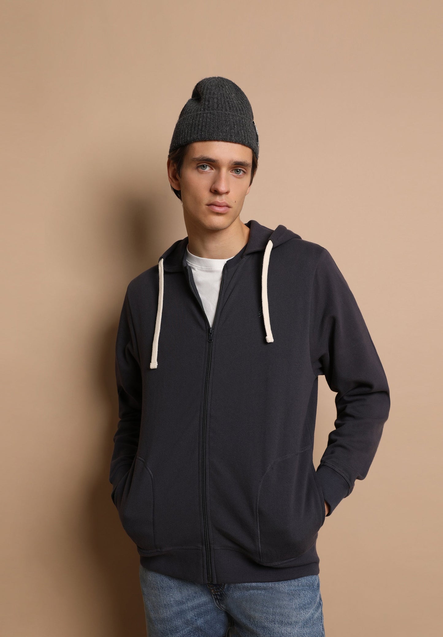 SWEATSHIRT DE CAPUZ COM LOGÓTIPO