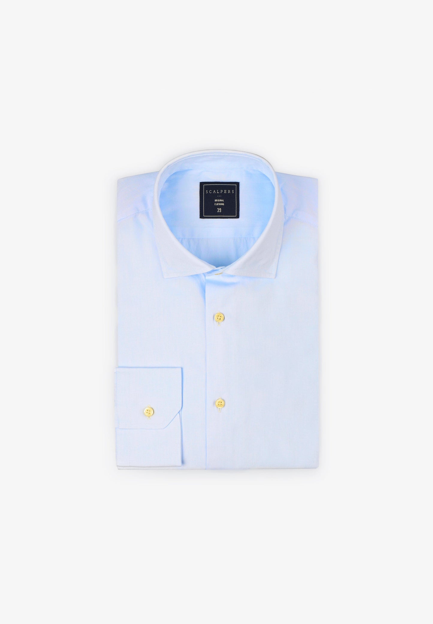 CAMISA CLÁSSICA COM PUNHO MISTO