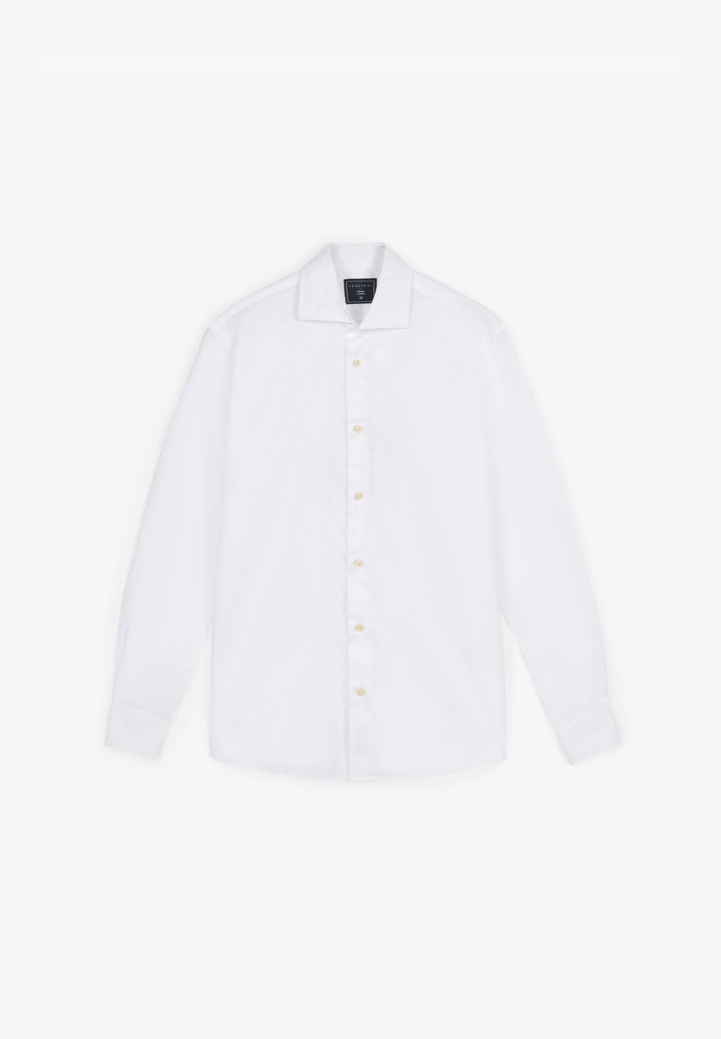 CAMISA CLÁSSICA COM PUNHO MISTO