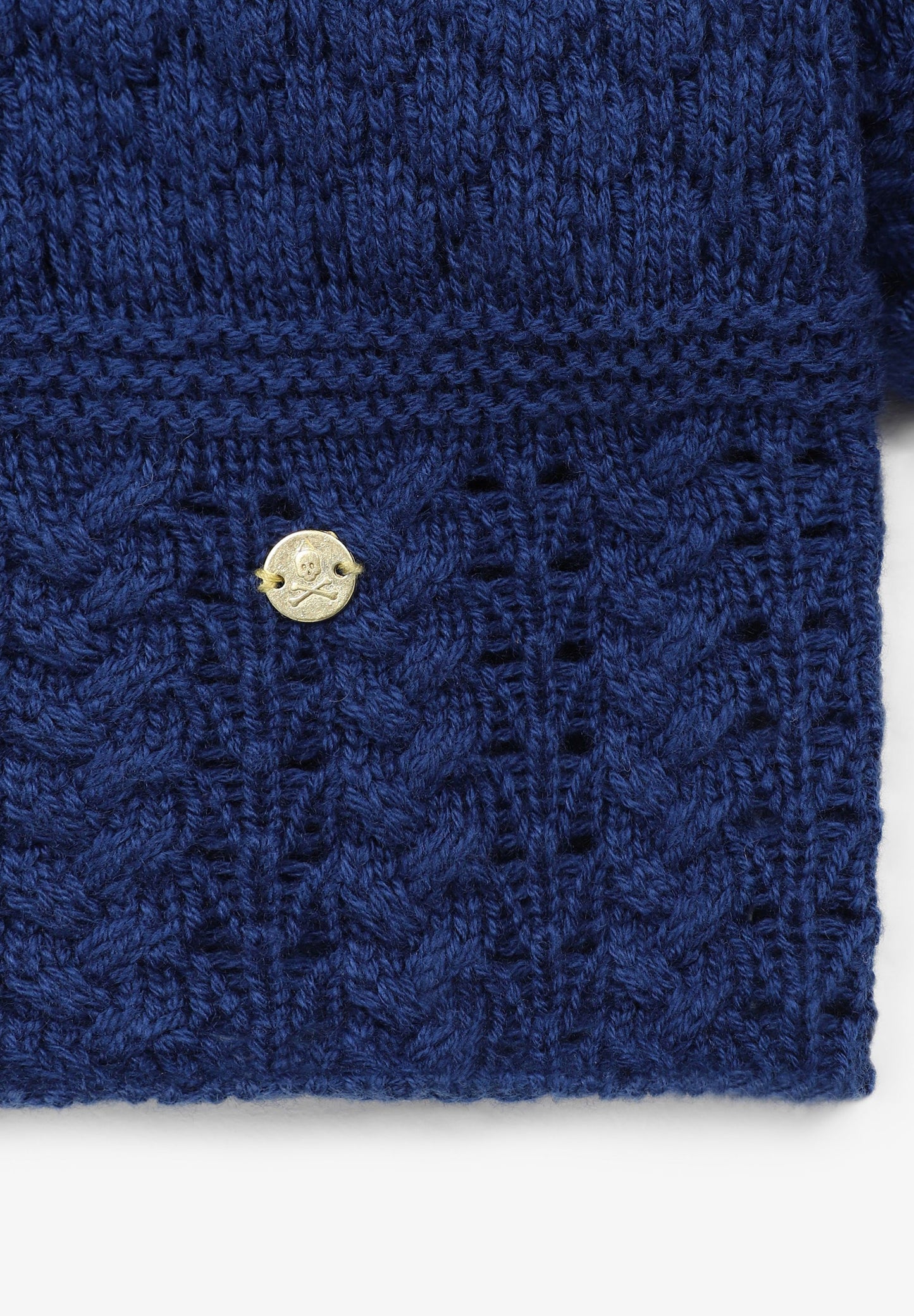 SWEATER GOLA ALTA RENDILHADO