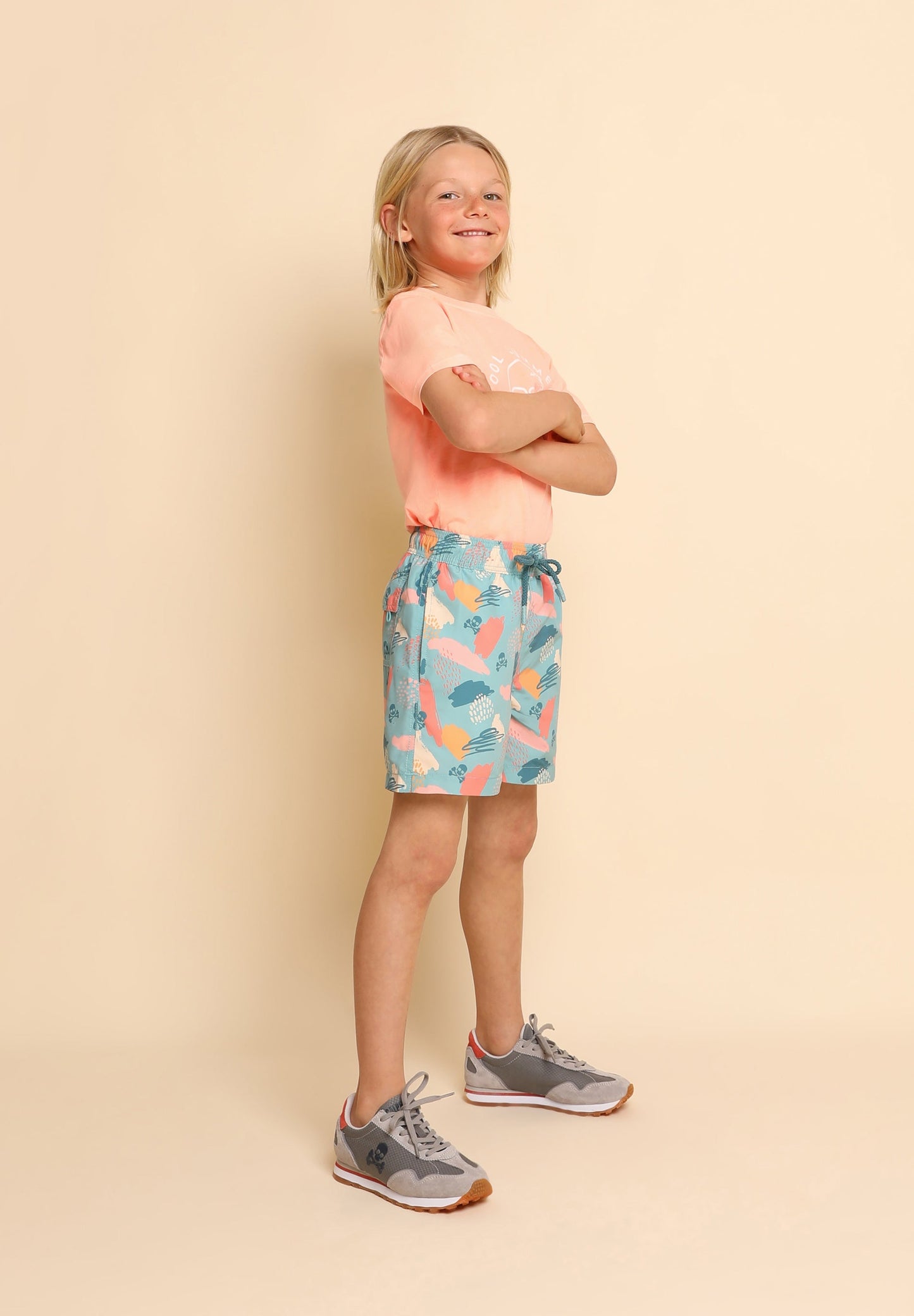 CALÇÕES DE BANHO COM MOTIVOS NAIF