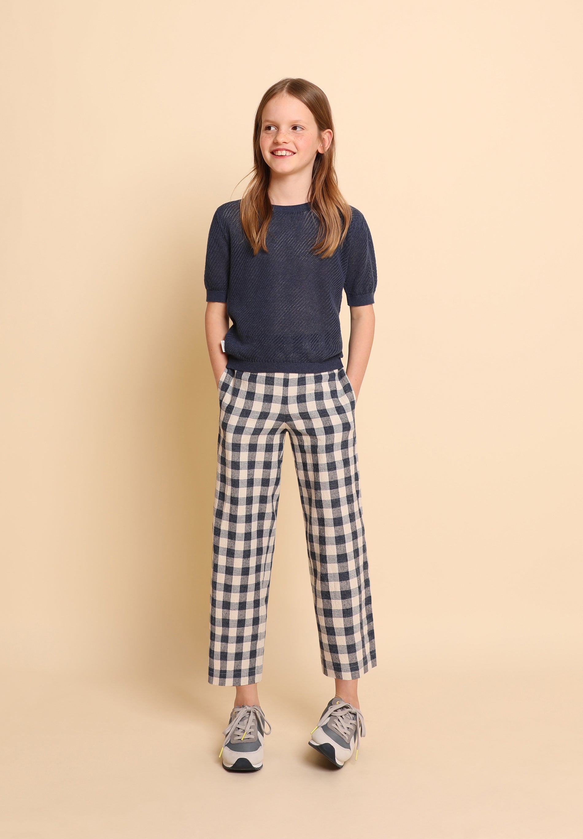 SWEATER DE MALHA DE MANGA CURTA