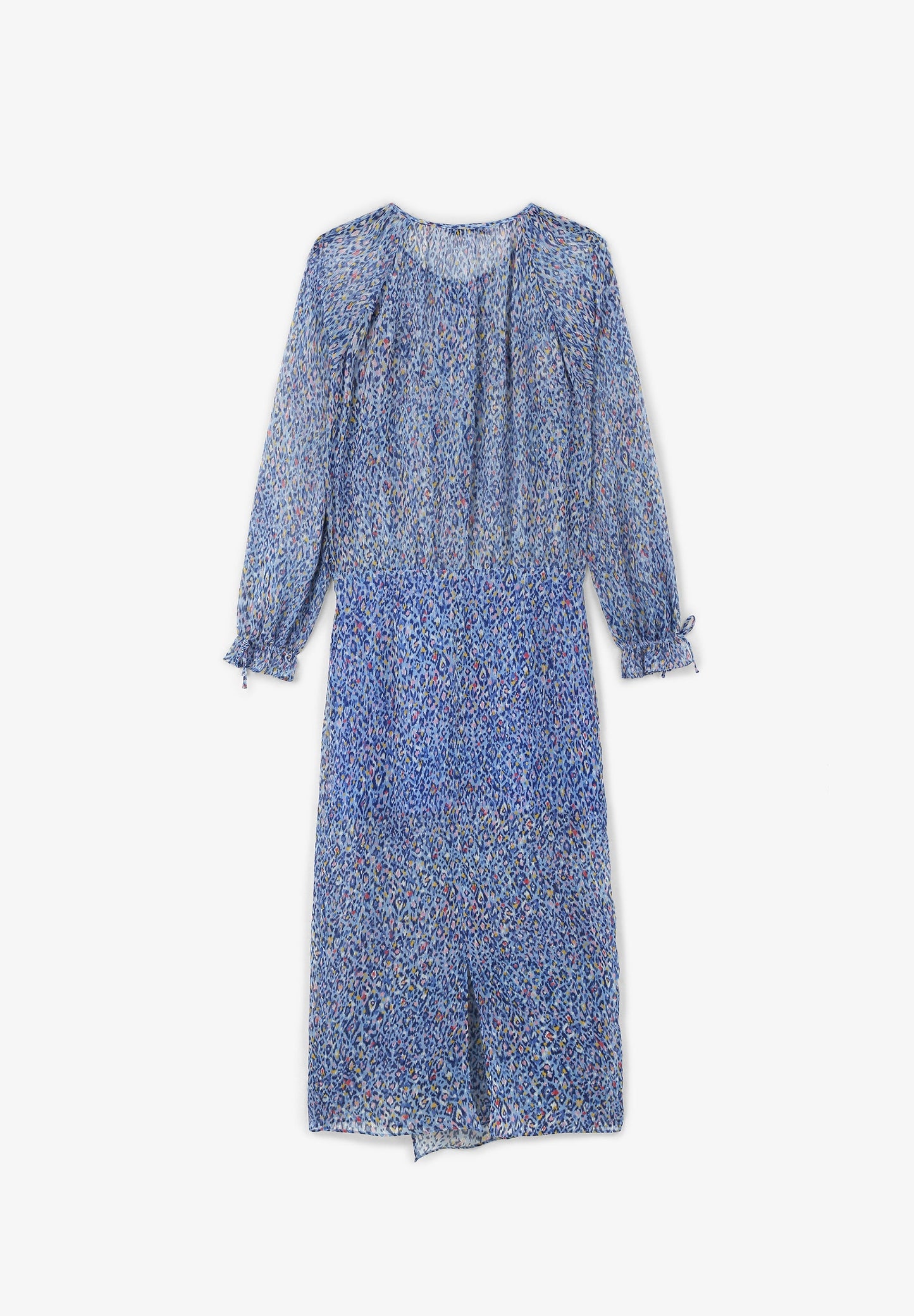 VESTIDO MIDI COM ANIMAL PRINT