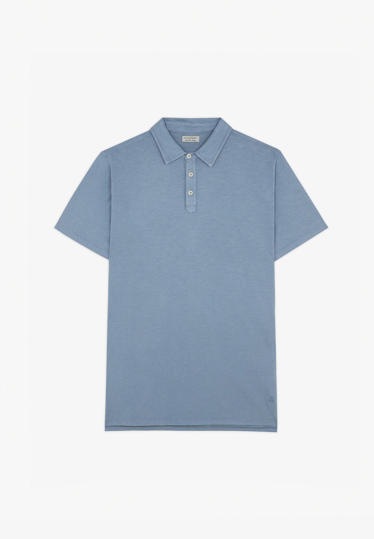 CAMISA POLO COM TECIDO DE T-SHIRT