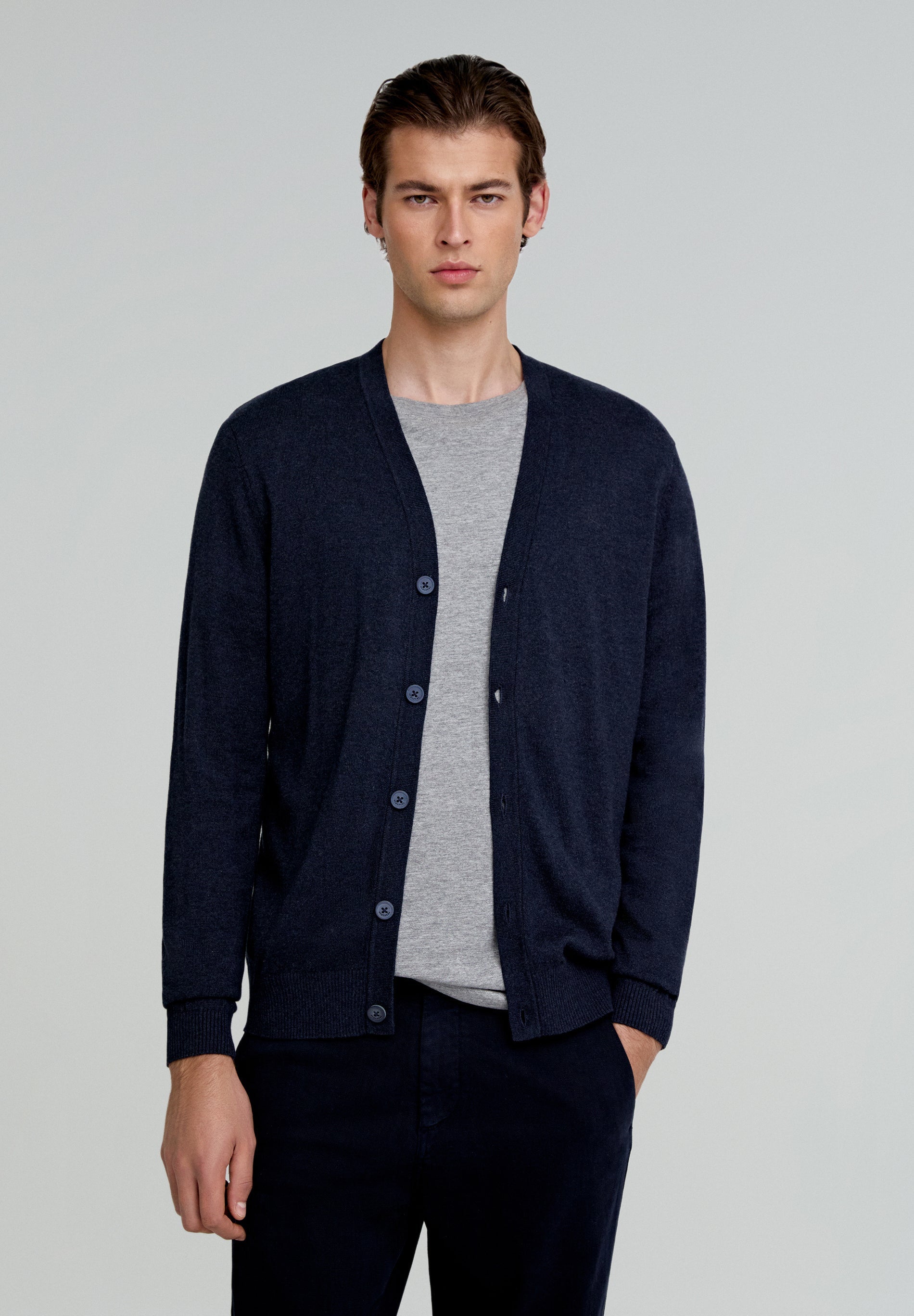 CARDIGAN BÁSICO DE ALGODÃO