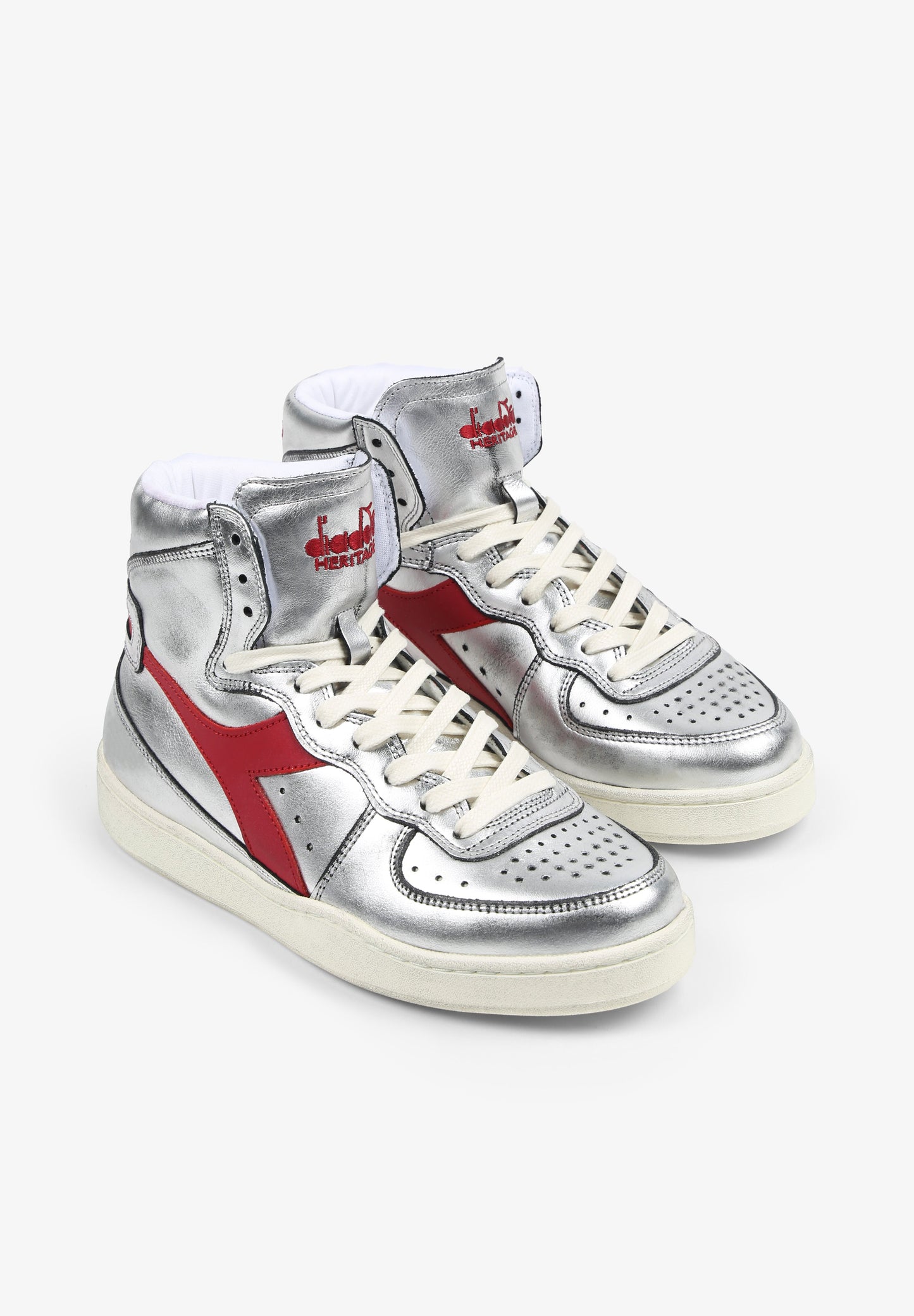 DIADORA | SNEAKERS BASKET SILVER USED