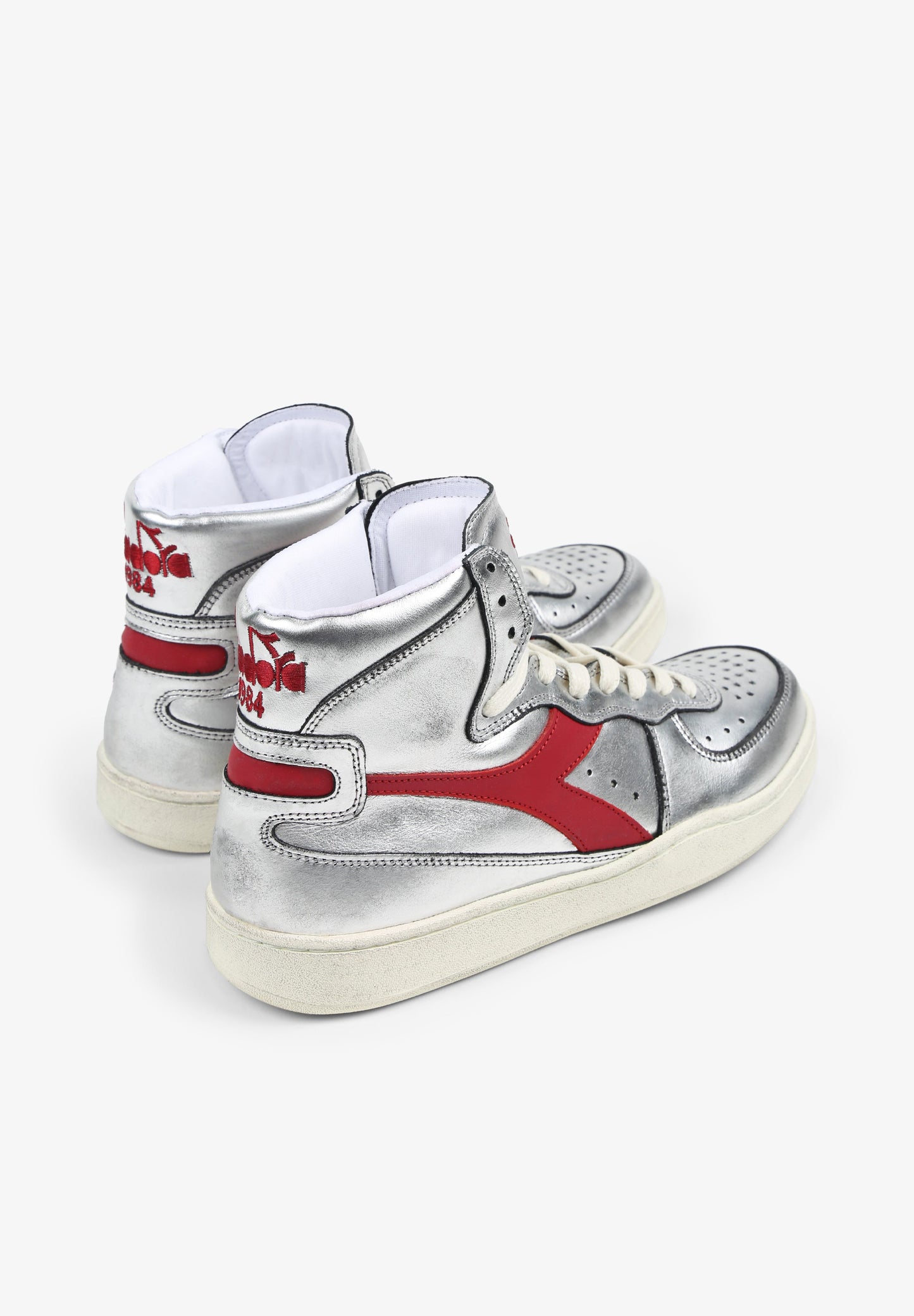 DIADORA | SNEAKERS BASKET SILVER USED