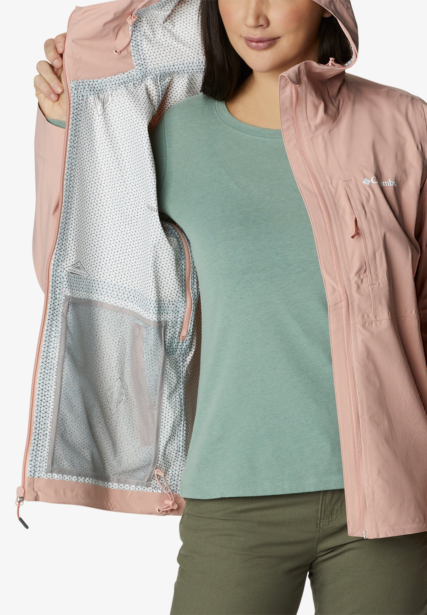 COLUMBIA | CHAQUETA SHELL IMPERMEABLE AMPLI-DRY