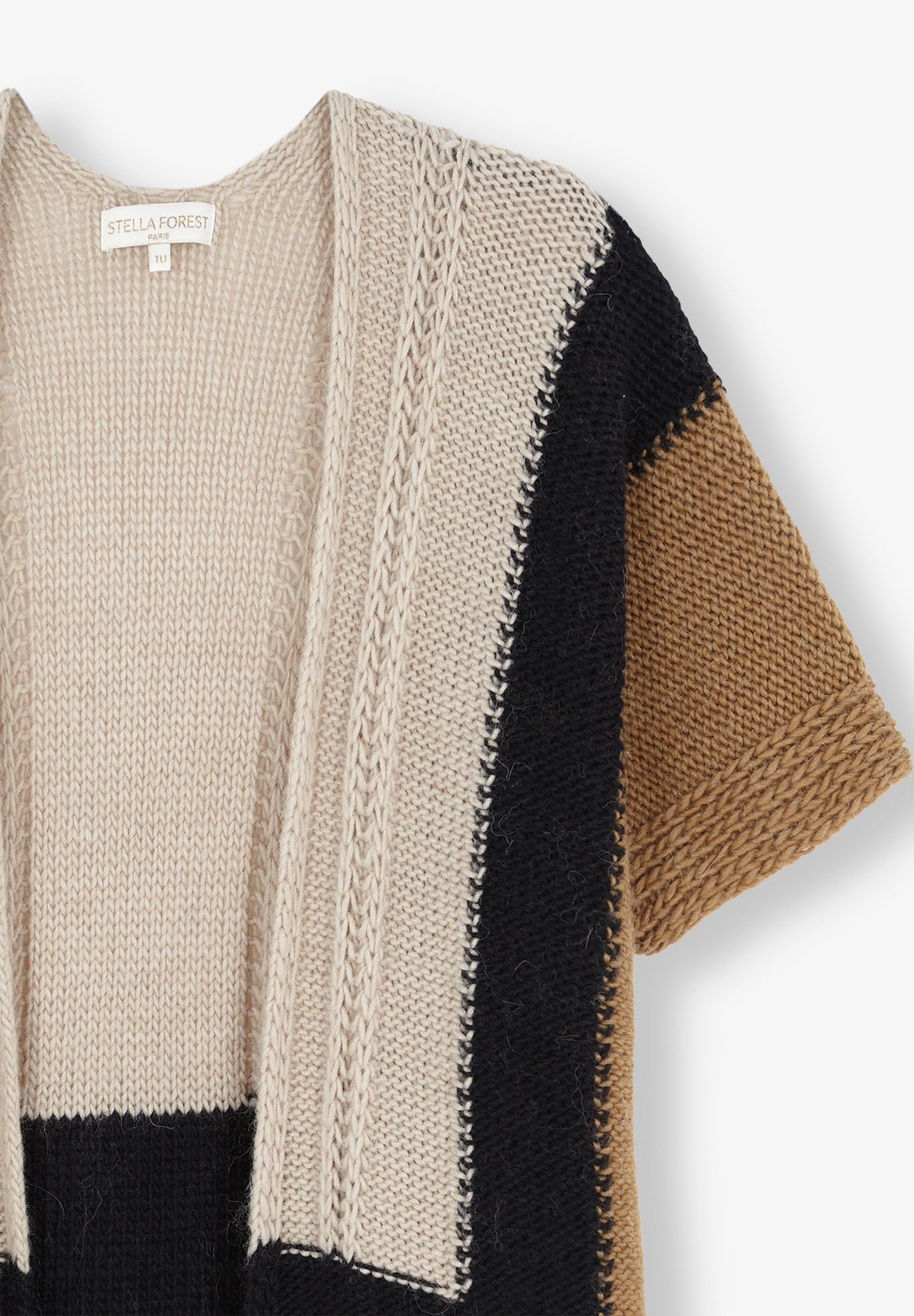 STELLA FOREST | CHAQUETA LARGA DE PUNTO COCO