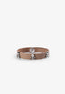 PULSEIRA DE PELE LOGÓTIPO