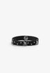 PULSEIRA COM SKULLS E TACHAS