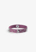 PULSEIRA COM SKULLS E TACHAS