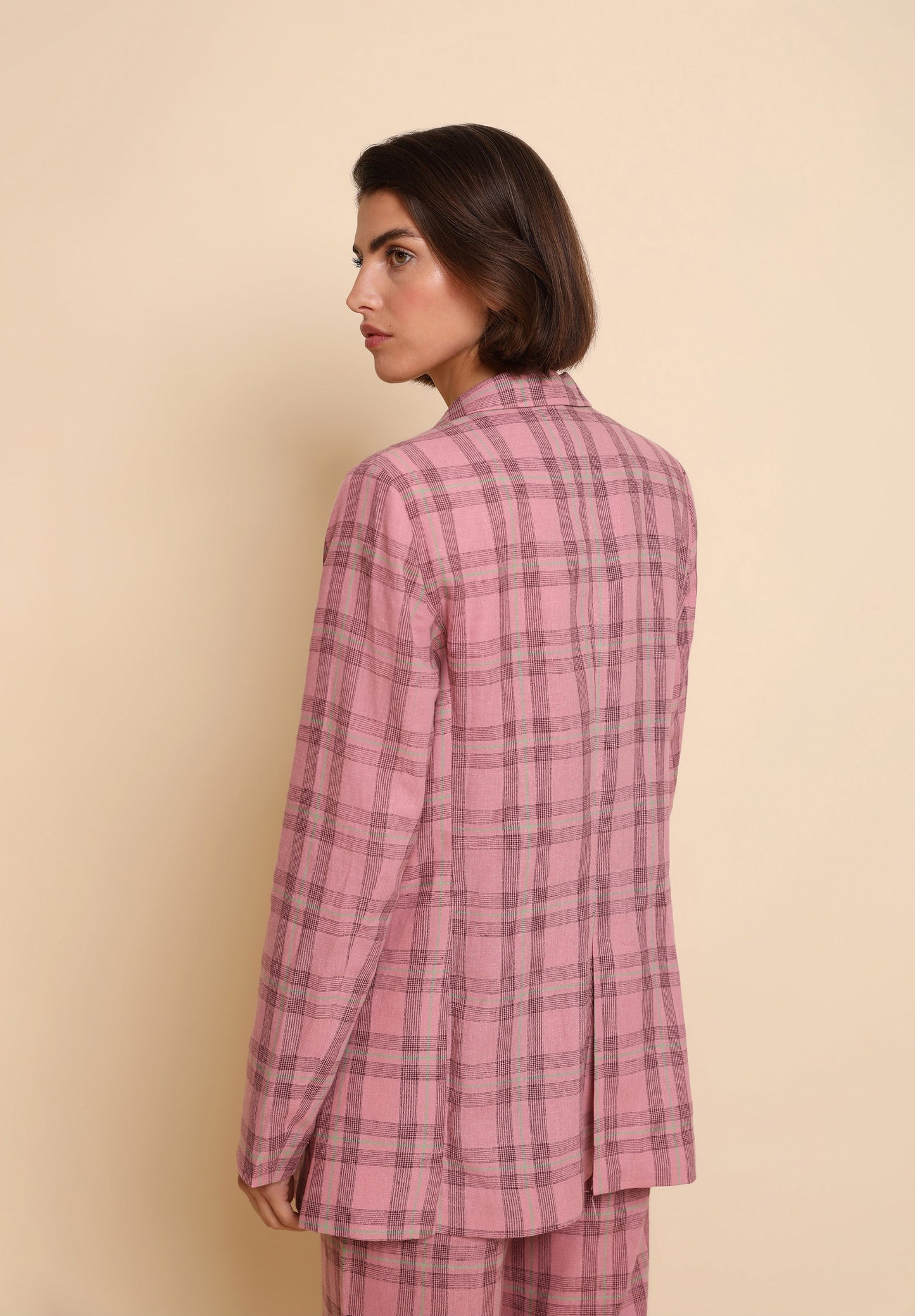 BLAZER COMPRIDO AOS QUADRADOS