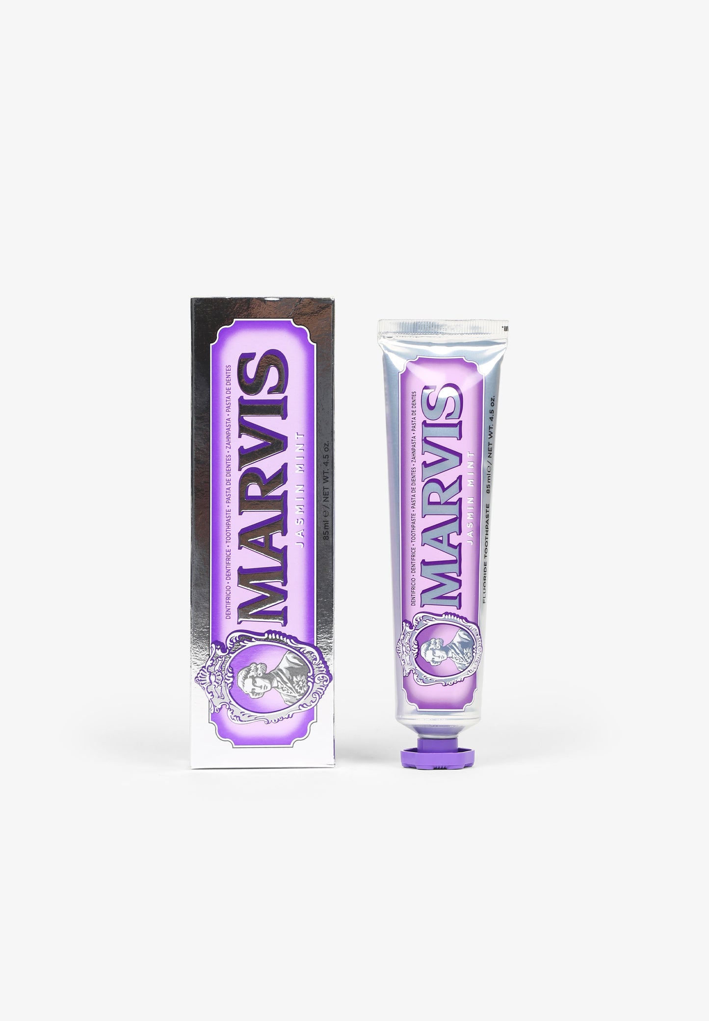 MARVIS | DENTÍFRICO JASMIN MINT 85 ML + SUPORTE