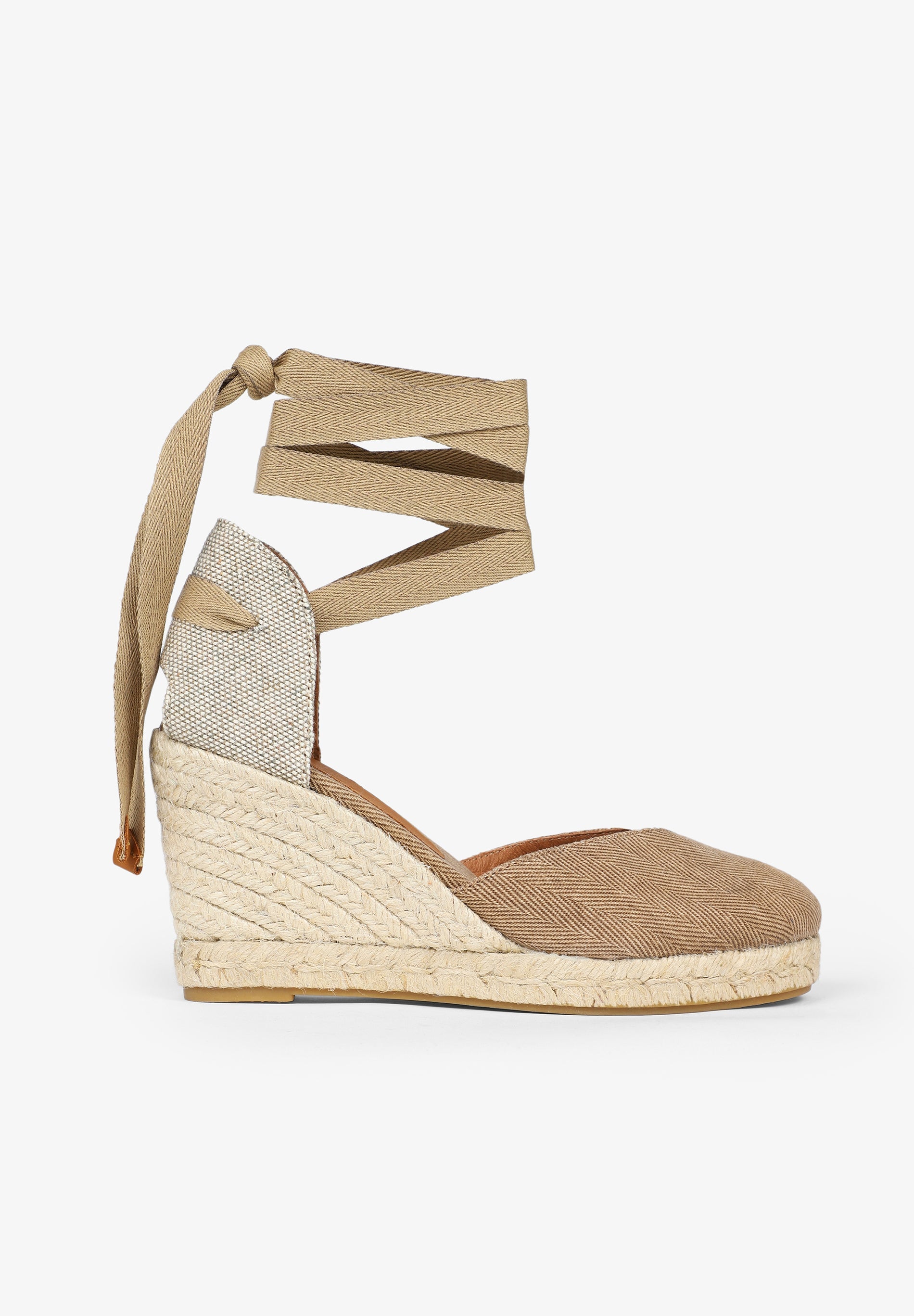 ALPERGATA DE CUNHA COM TIRAS