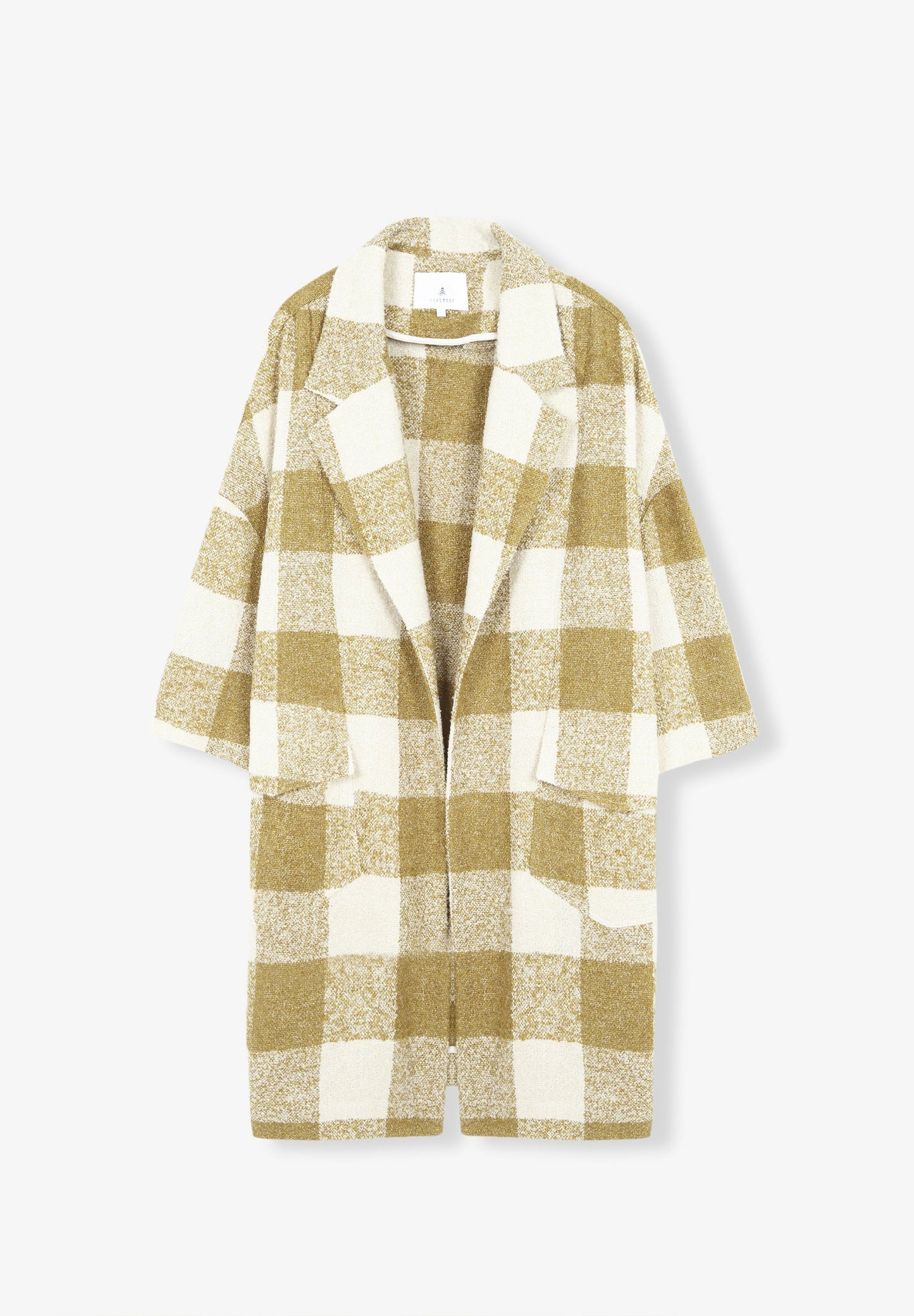 CASACO DE PANO AOS QUADRADOS