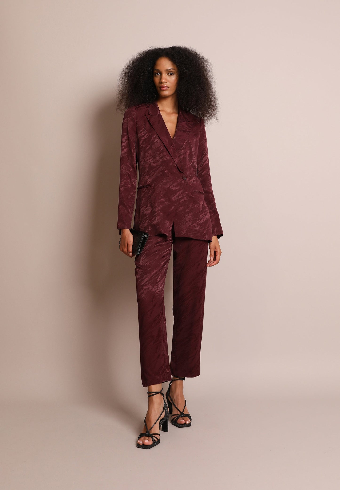 BLAZER DE JACQUARD CRUZADO