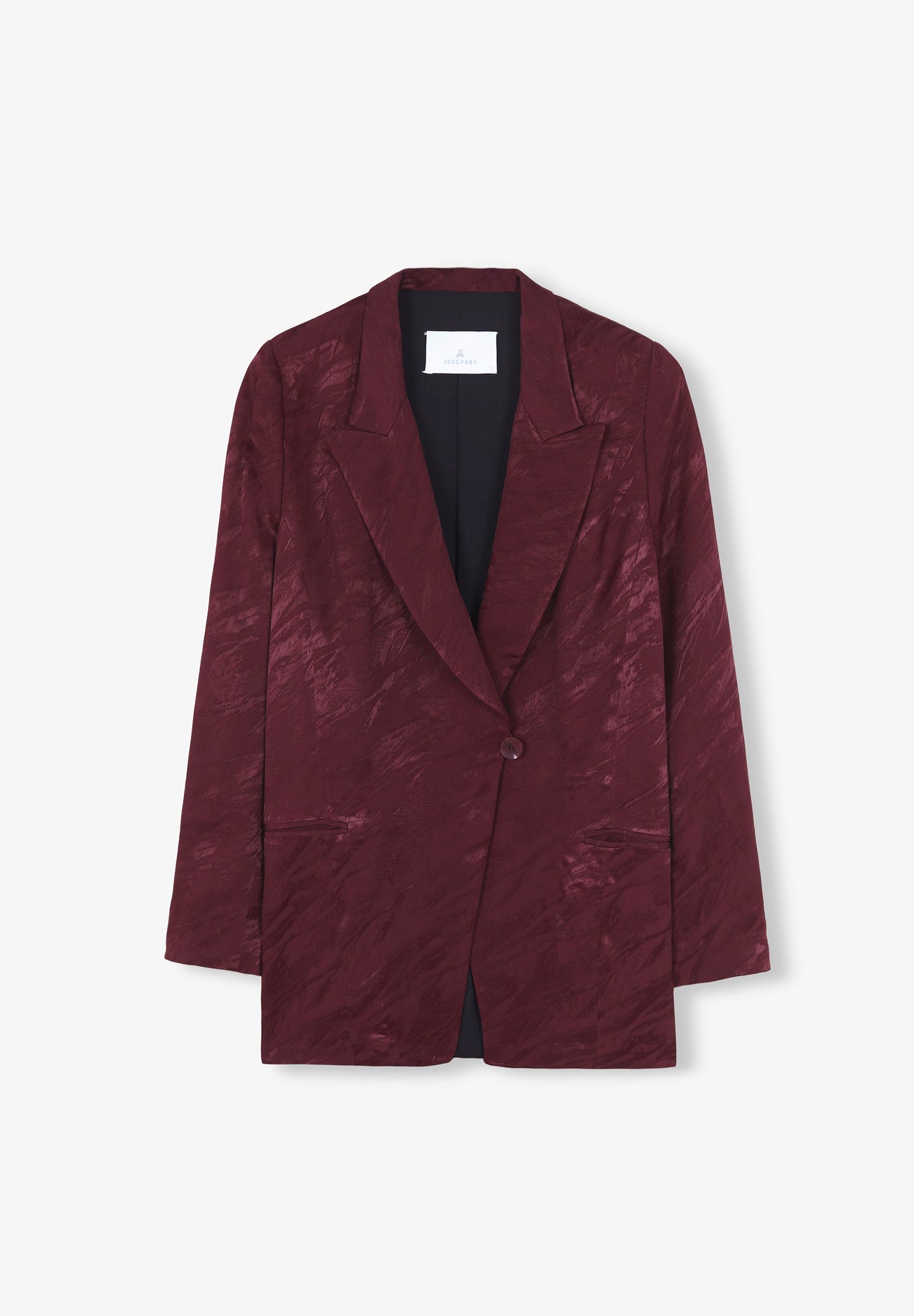 BLAZER DE JACQUARD CRUZADO