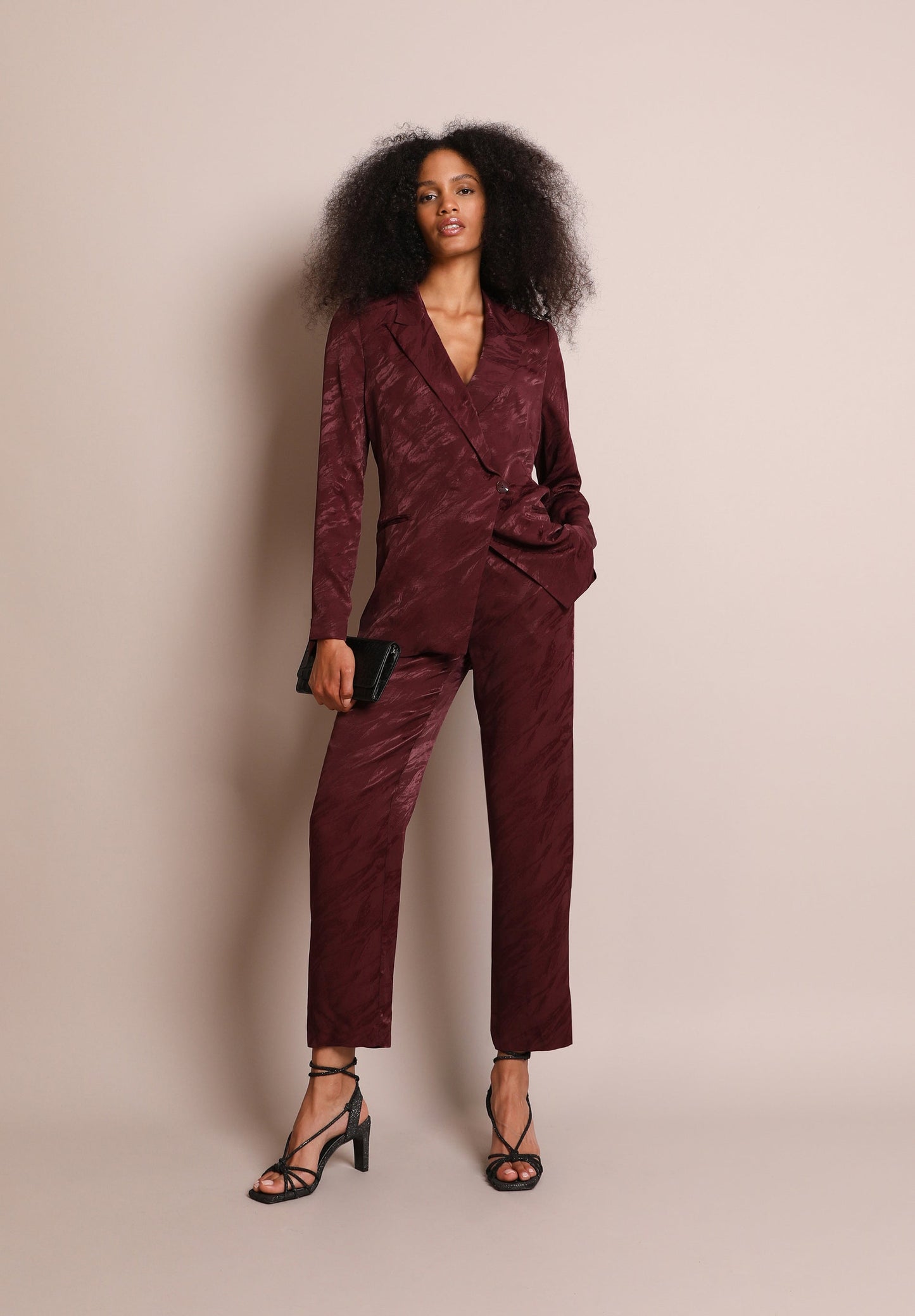 BLAZER DE JACQUARD CRUZADO