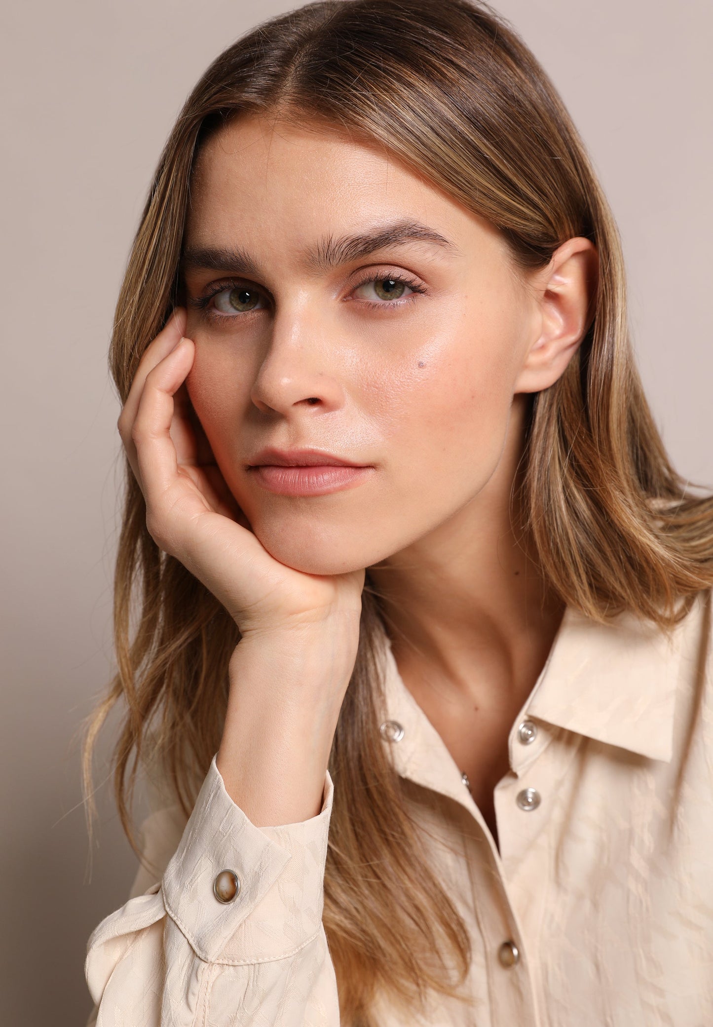 CAMISA FLUIDA DE JACQUARD