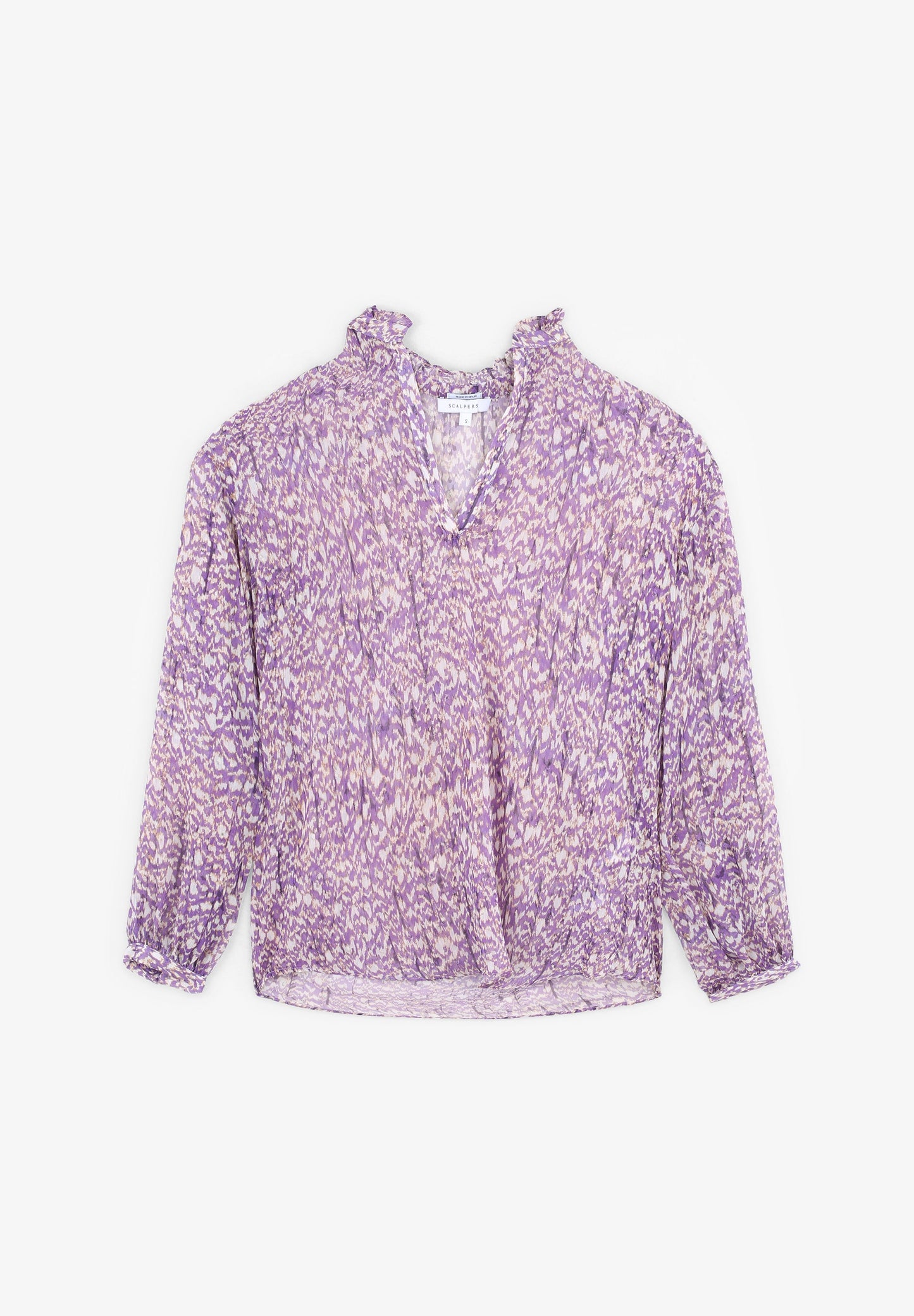 BLUSA COM PADRÃO METALIZADO