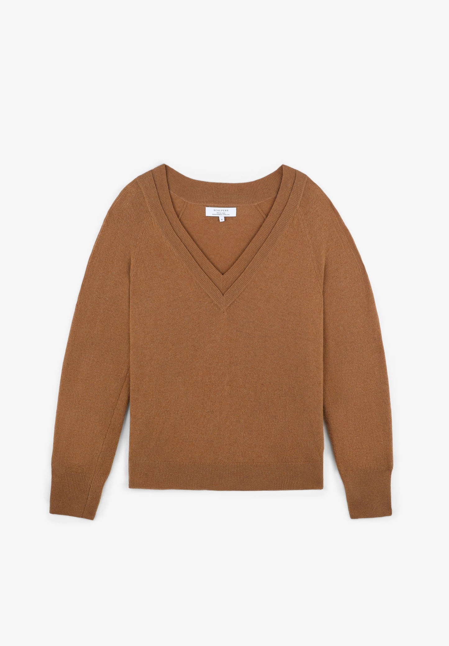SWEATER LÃ PORMENOR DECOTE