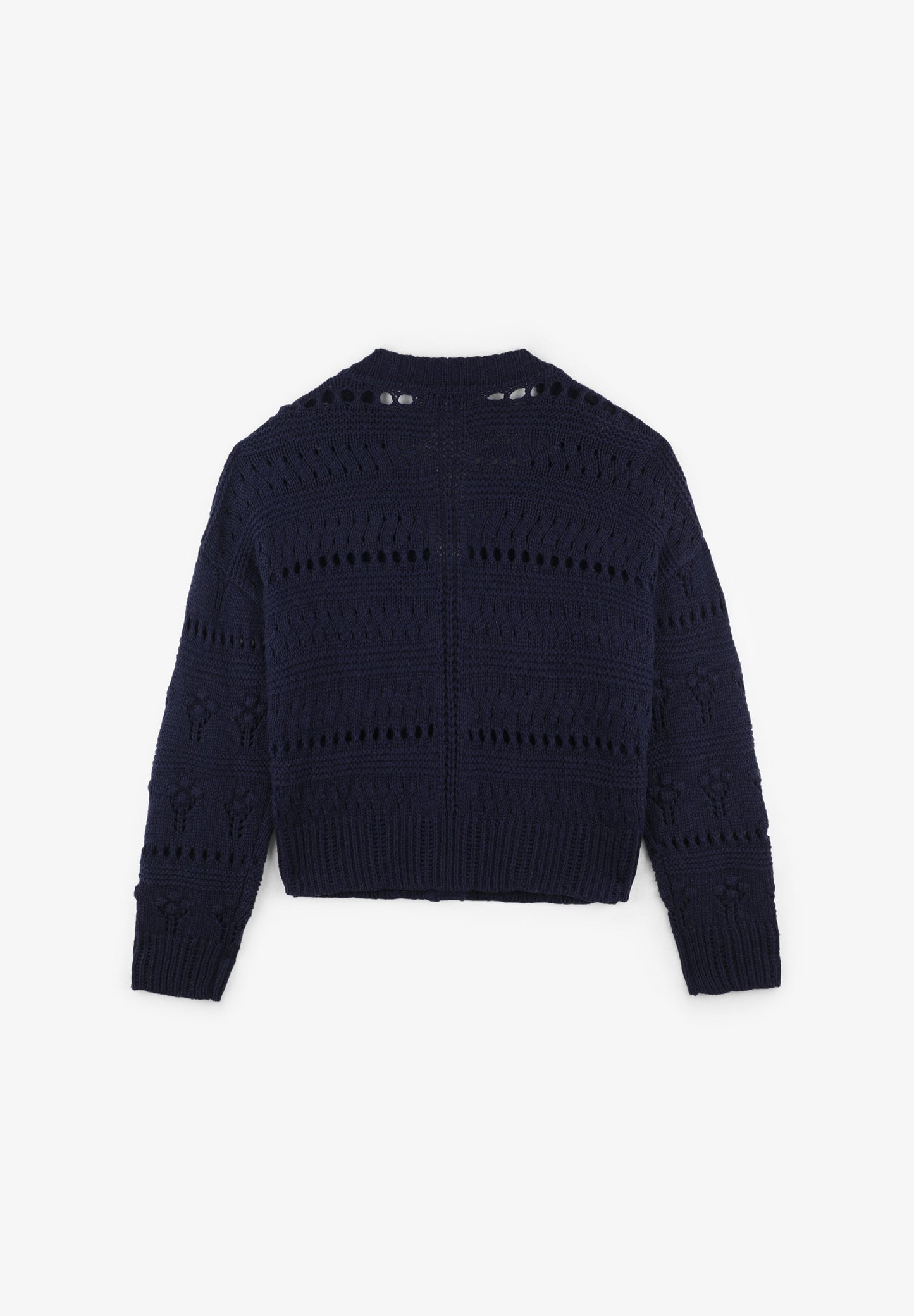 CARDIGAN DE MALHA RENDILHADO