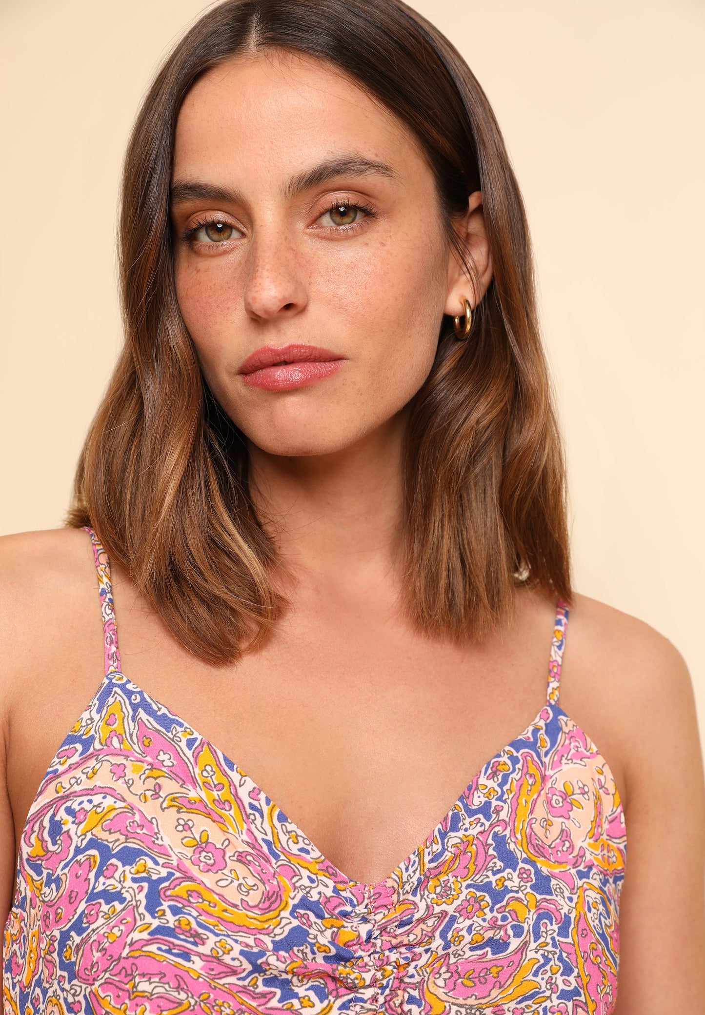 VESTIDO COMPRIDO PADRÃO PAISLEY