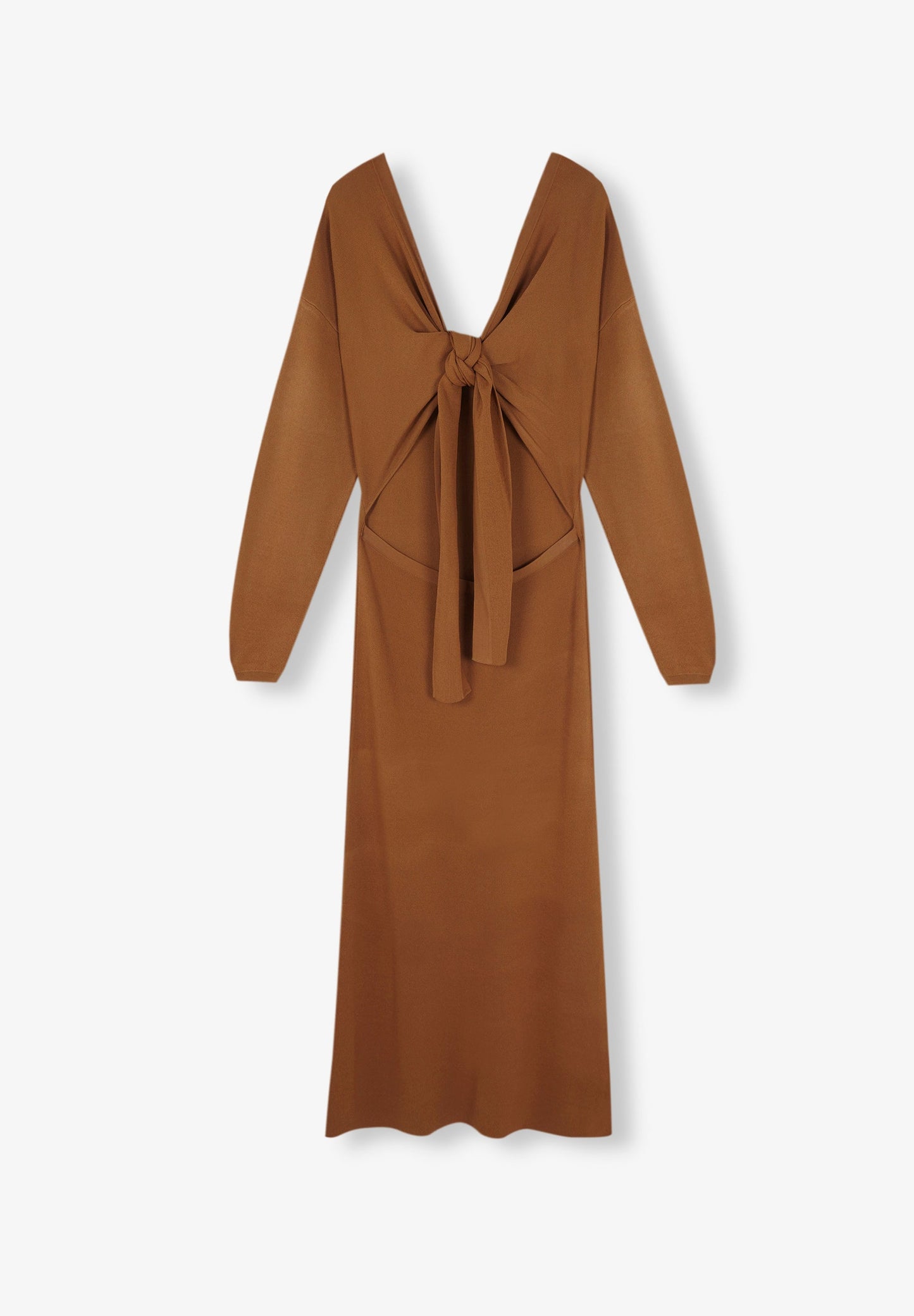 VESTIDO DE MALHA COM LAÇO