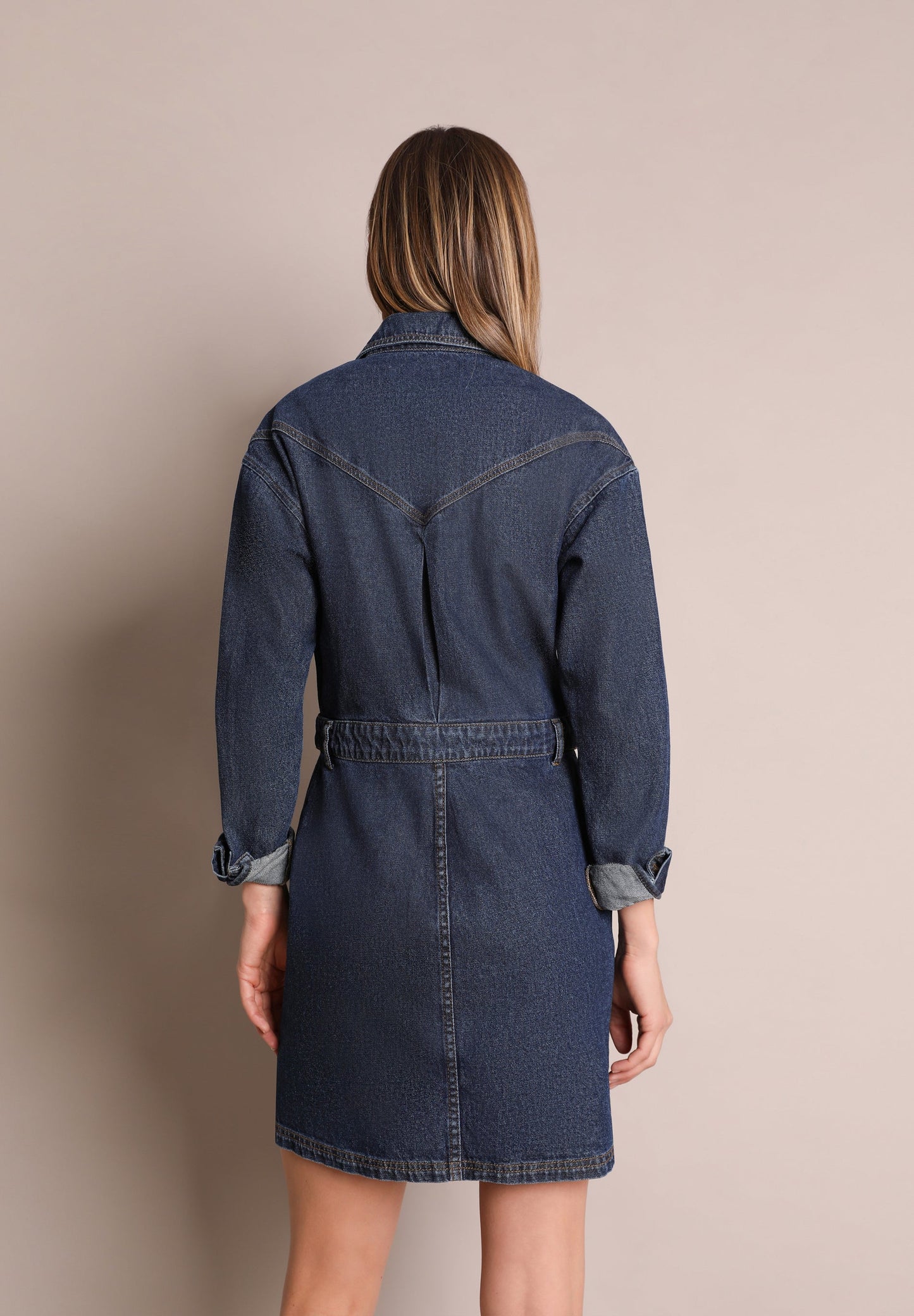 MINIVESTIDO EM DENIM