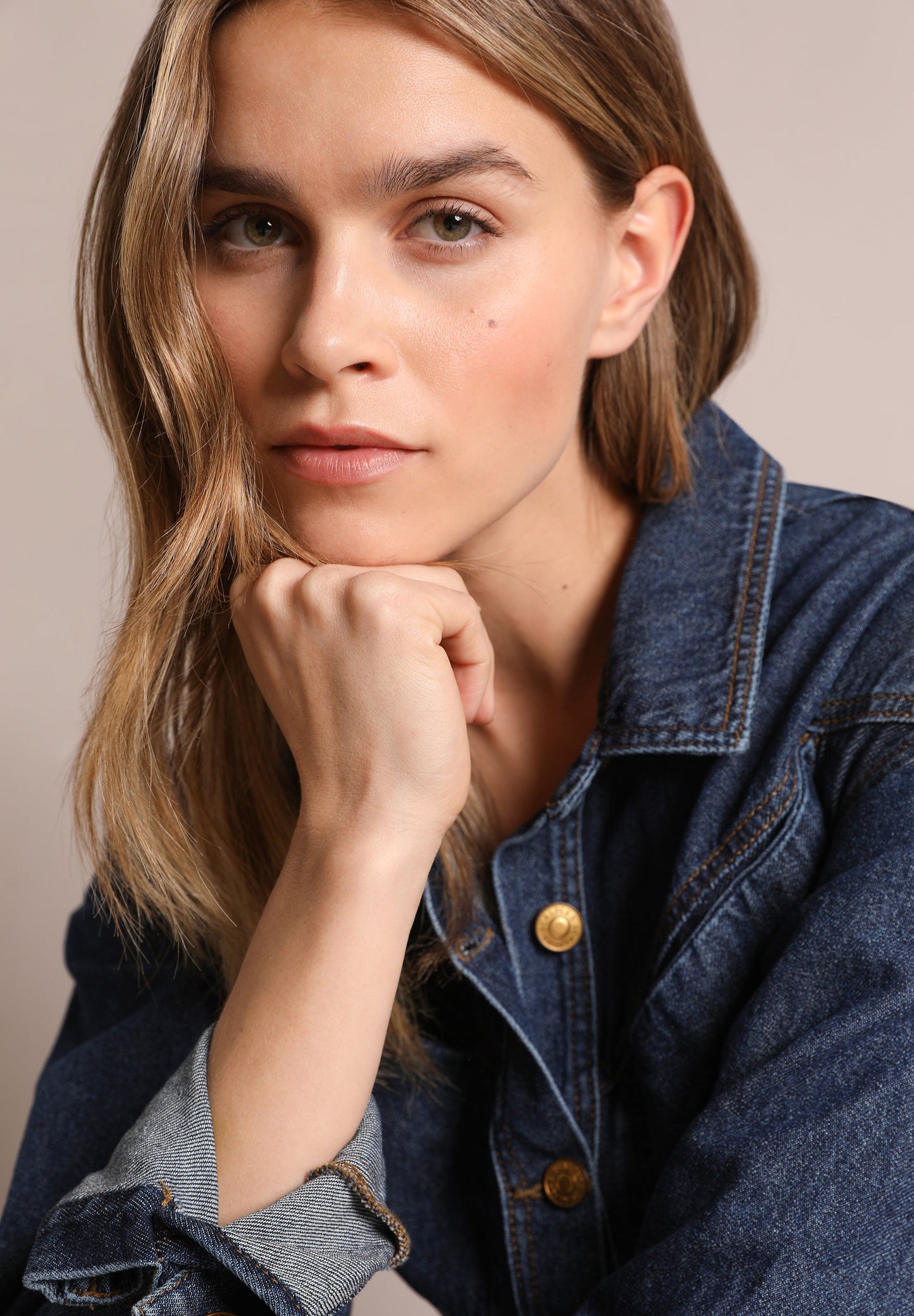 MINIVESTIDO EM DENIM