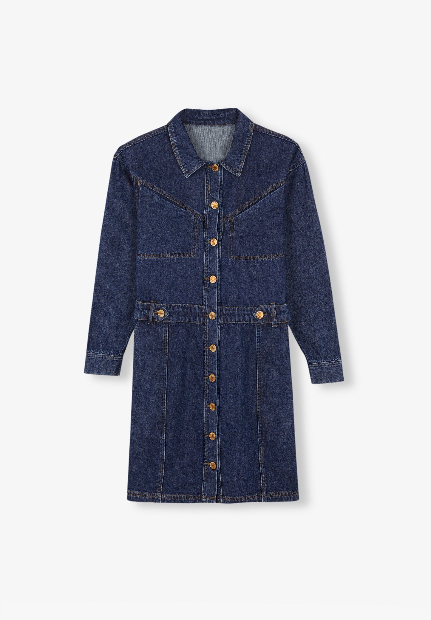 MINIVESTIDO EM DENIM