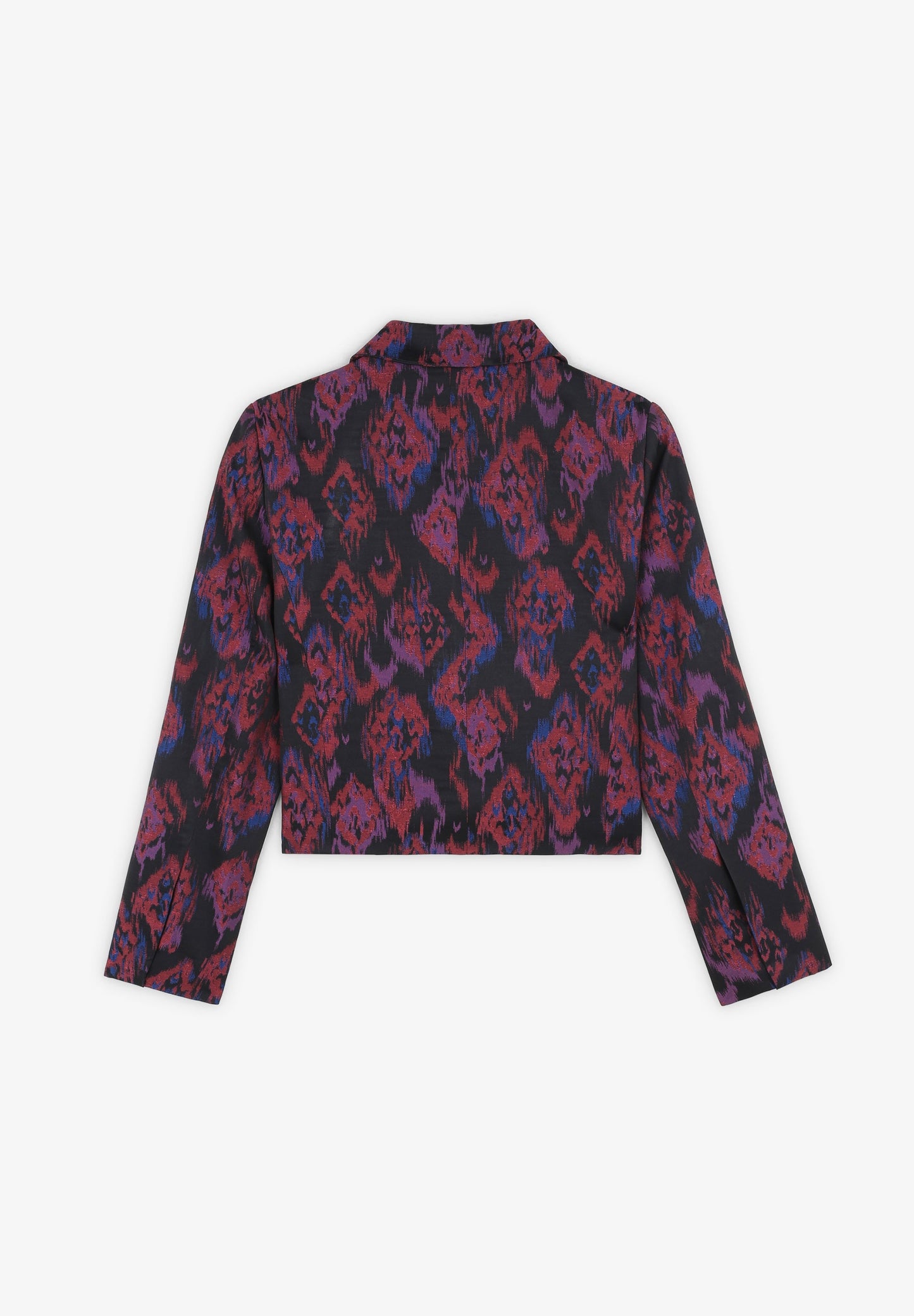 BLAZER CROPPED COM PADRÃO