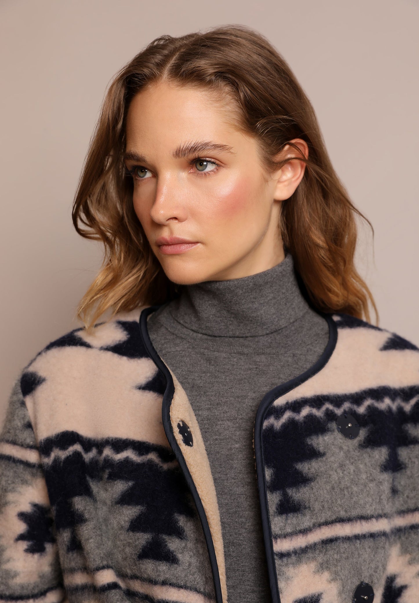 CASACO COMPRIDO ÉTNICO