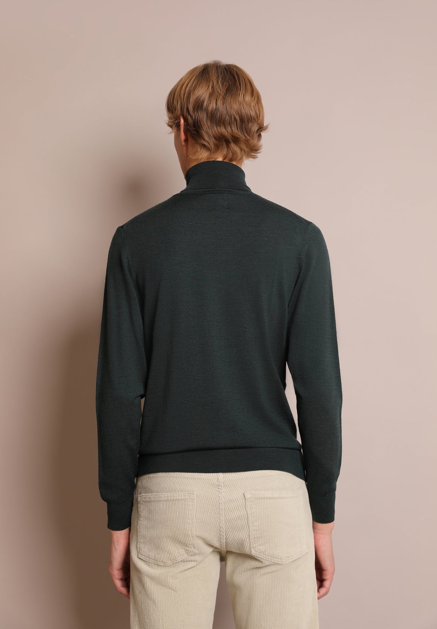 SWEATER GOLA ENROLADA LOGO LÃ