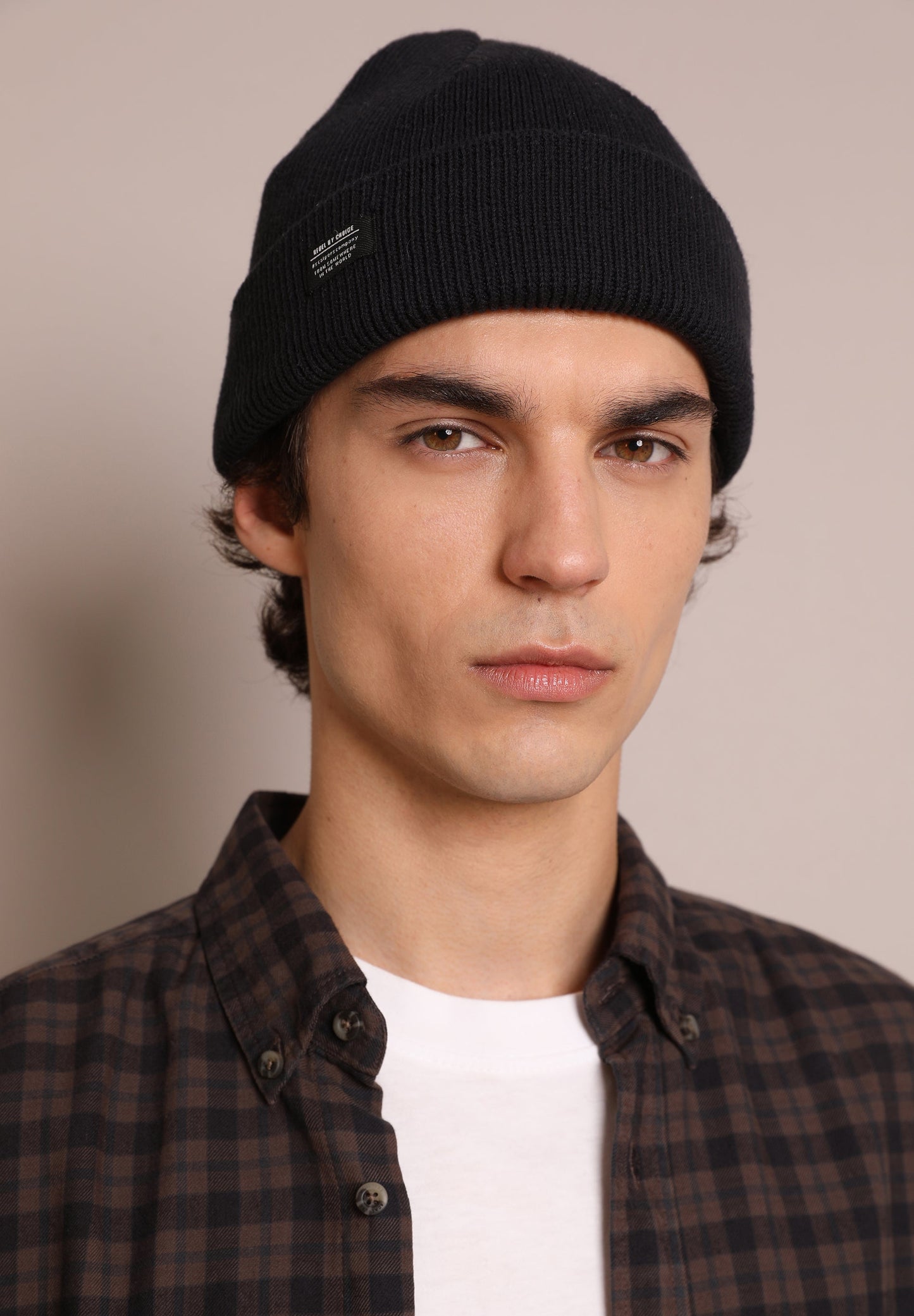 CAMISA DE XADREZ COM DECOTE DE BOTÕES