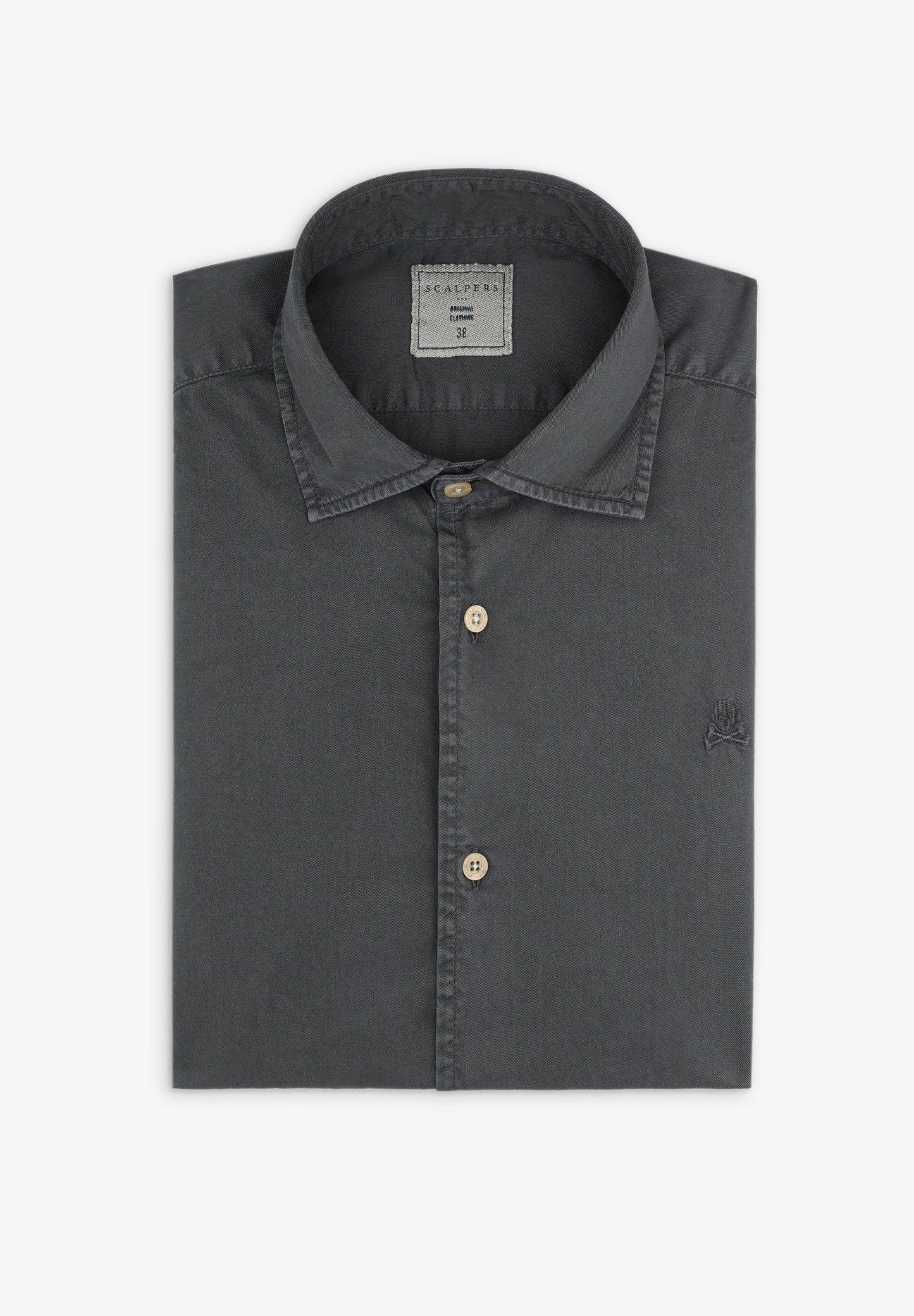 CAMISA DESBOTADA COM LOGÓTIPO