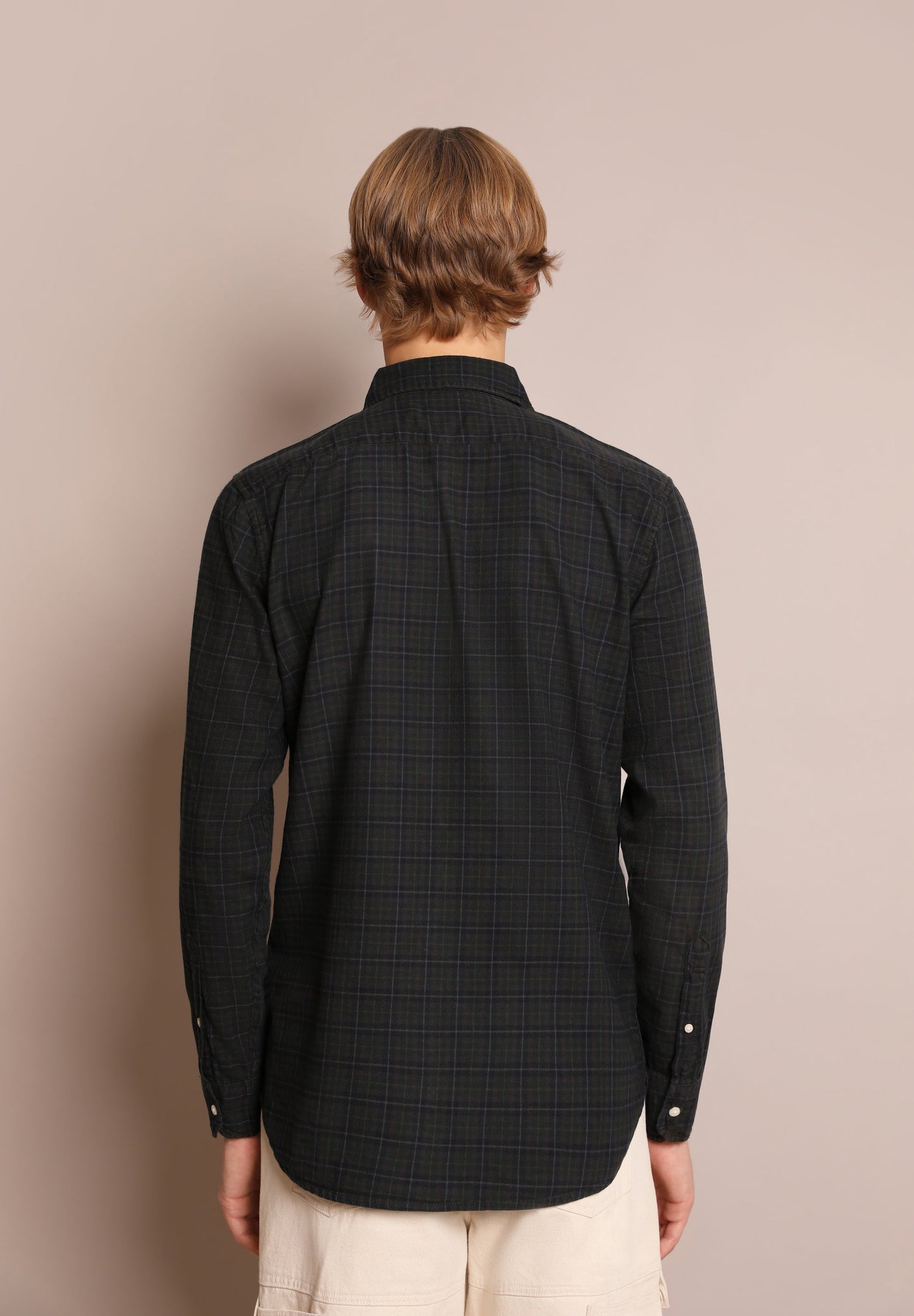 CAMISA DE XADREZ MINI COM LOGÓTIPO