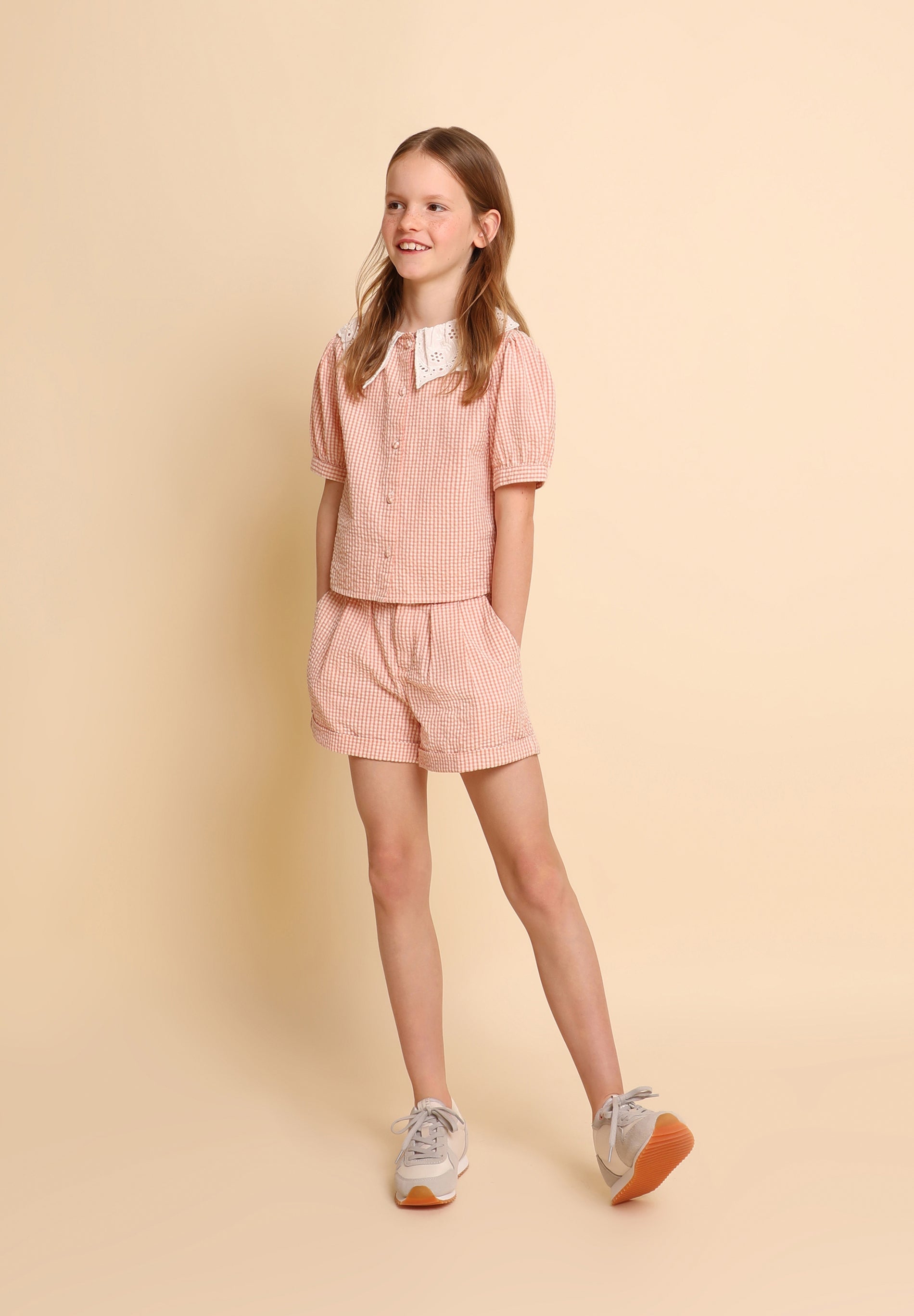 CAMISA VICHY COM GOLA BOBO