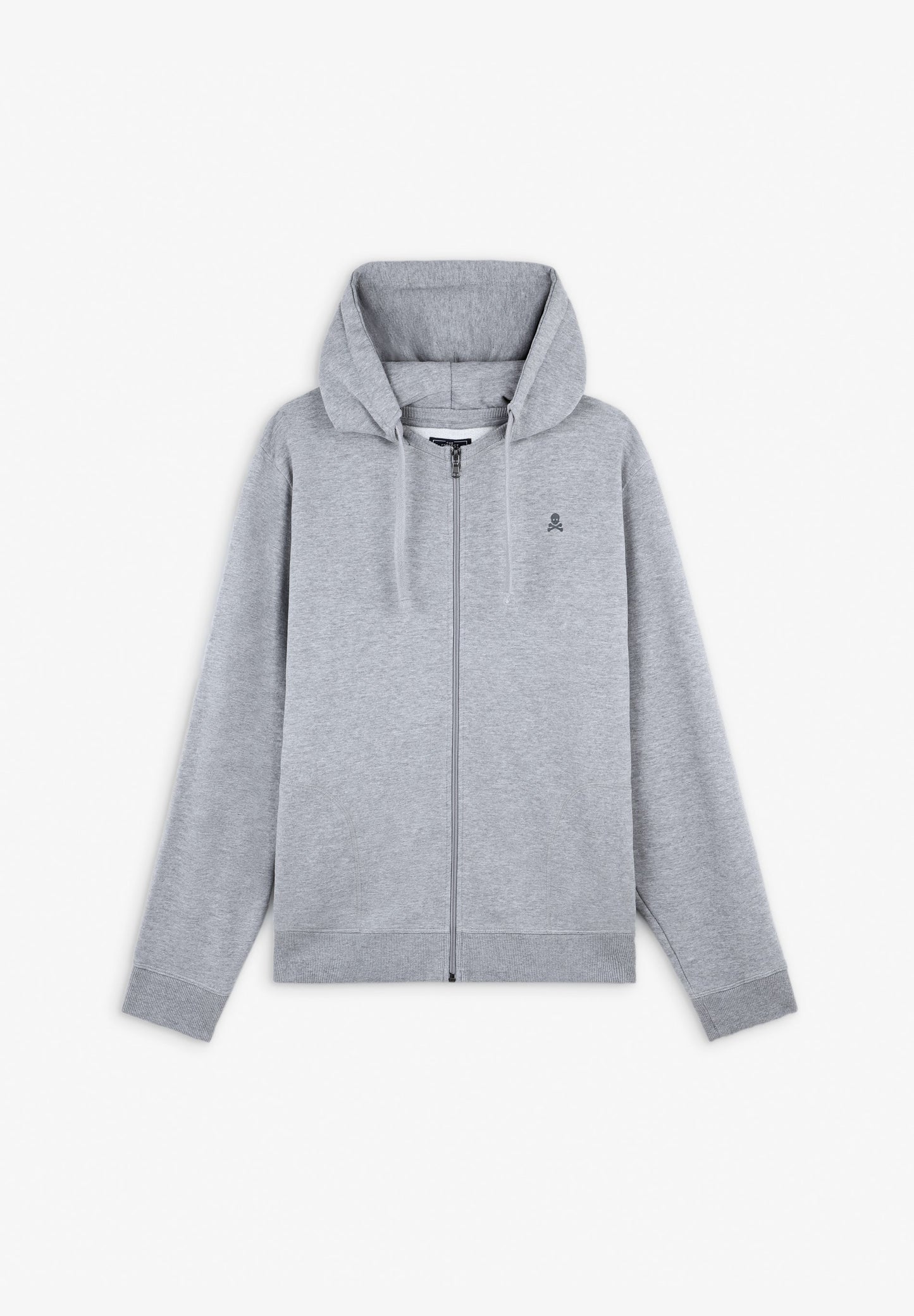 SWEATSHIRT COM CAPUZ COM SKULL EM CONTRASTE