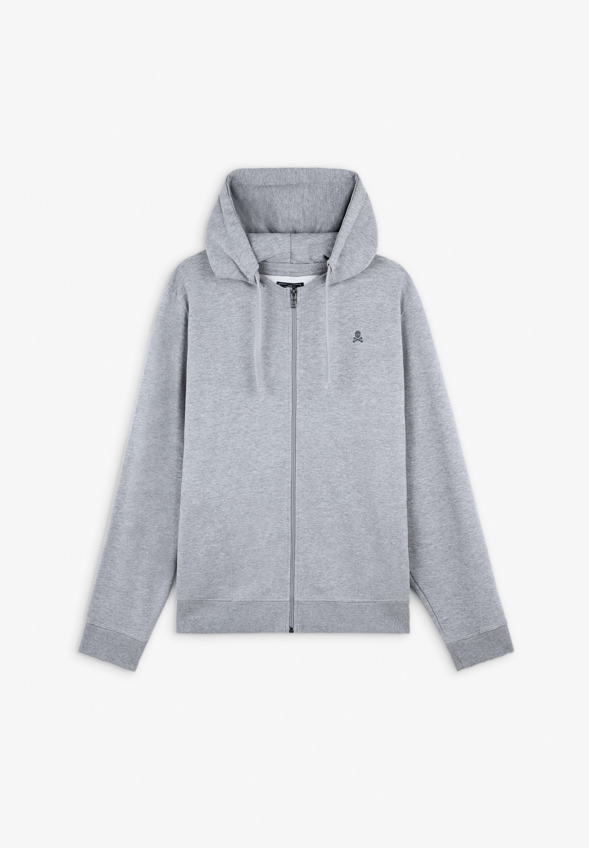 SWEATSHIRT COM CAPUZ E BORDADA EM CONTRASTE
