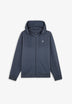 SWEATSHIRT COM CAPUZ E BORDADA EM CONTRASTE