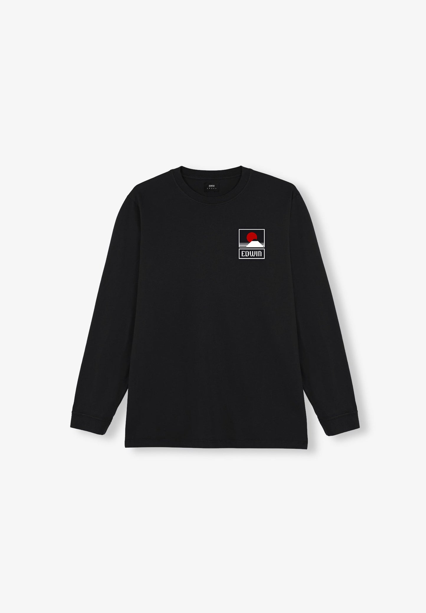 EDWIN | CAMISOLA DE MANGA COMPRIDA COM PADRÃO NO PEITO