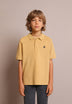 CAMISA POLO COM LOGÓTIPO A CONTRASTAR
