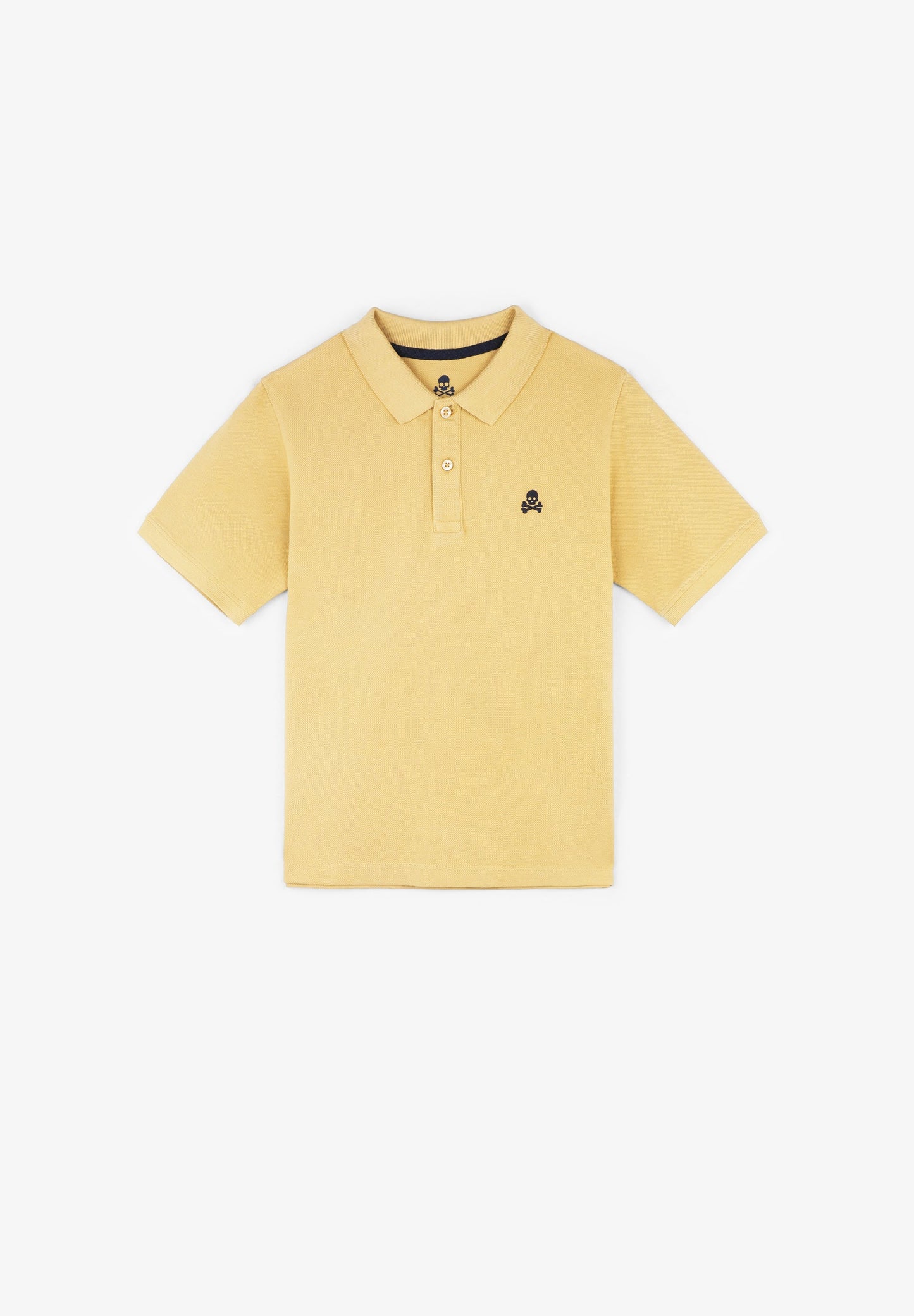 CAMISA POLO COM LOGÓTIPO A CONTRASTAR