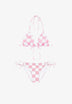 ROSEANNA | BIKINI DAMIER GEOMETRIQUE WOOD