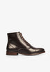 SAPATOS DE PELE COM CORDÕES