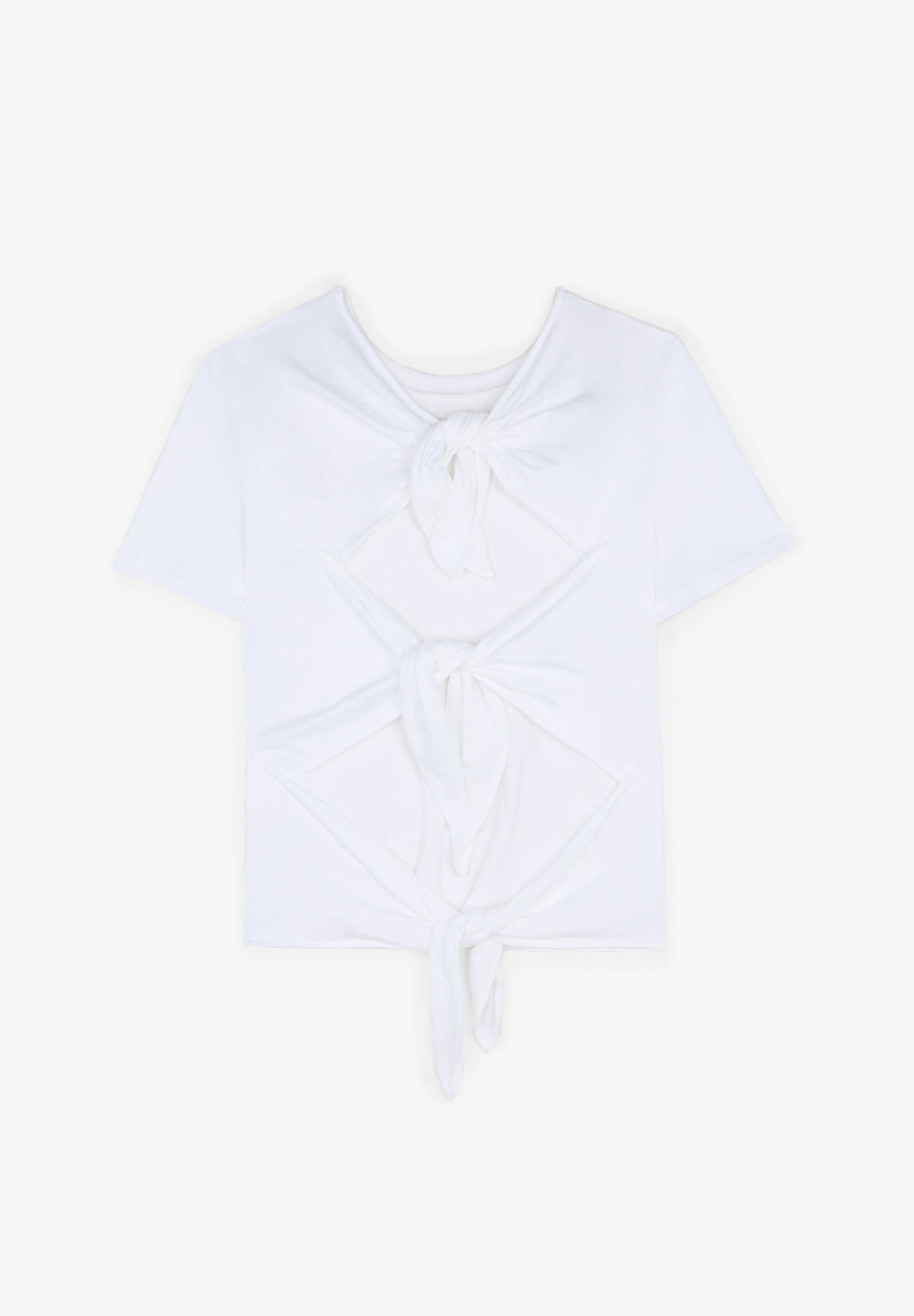 T-SHIRT COM LAÇOS ATRÁS