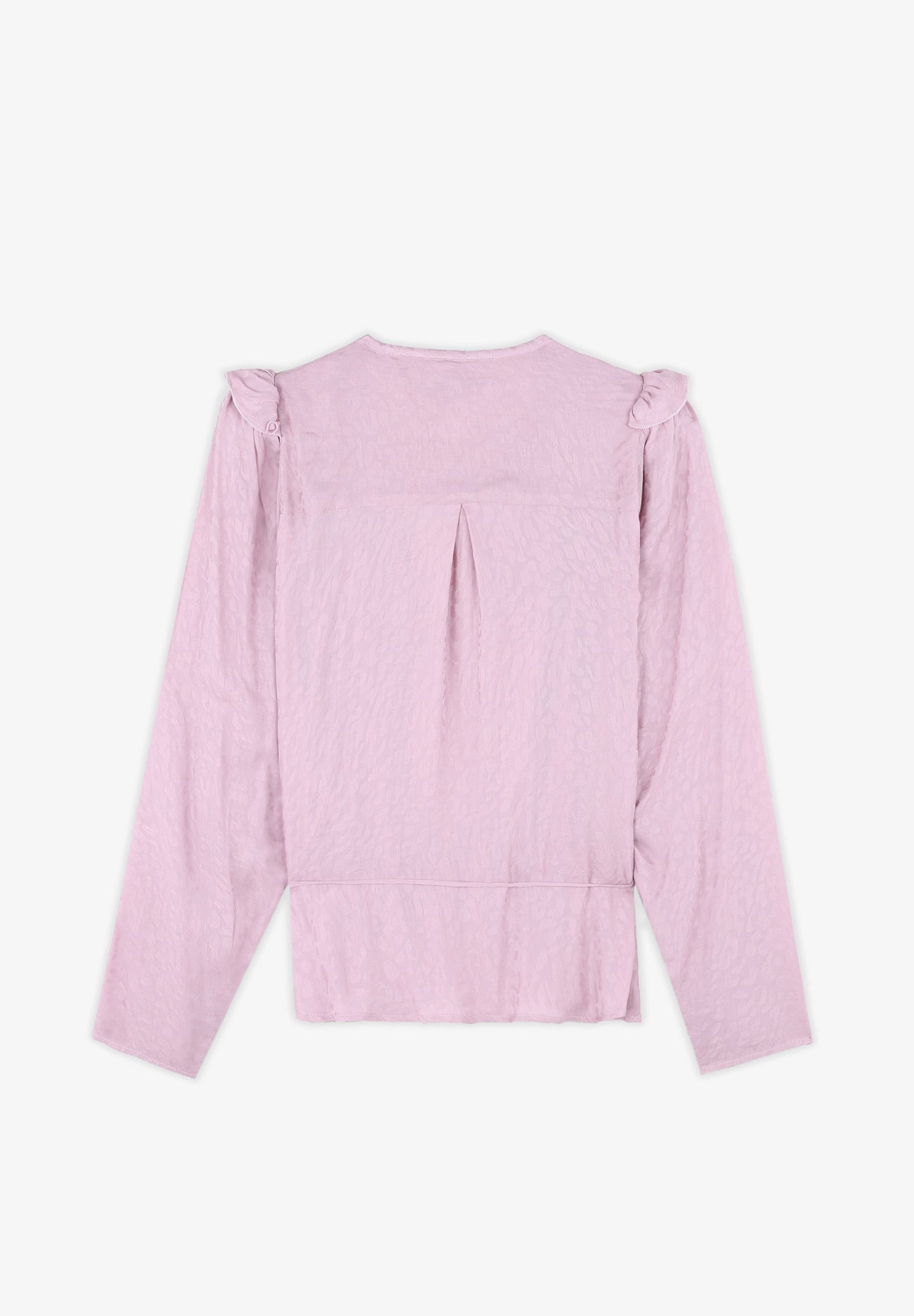 BLUSA EM JACQUARD COM LAÇADA