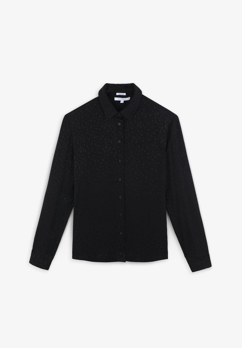 CAMISA JACQUARD SKULLS ESTRELAS